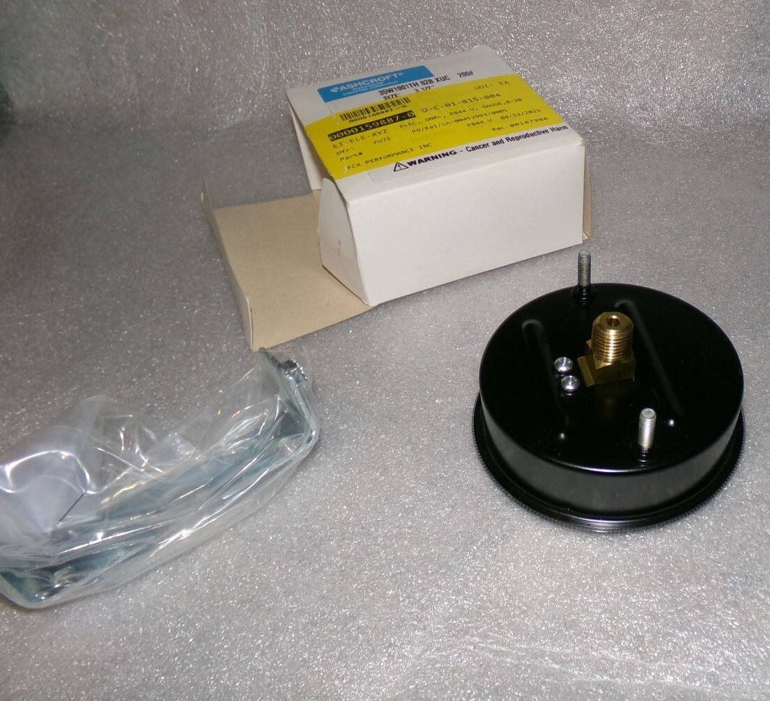 Ashcroft 35W1001TH 02B XUC 3-1/2″ Pressure Gauge 0-200 PSI NEW IN BOX