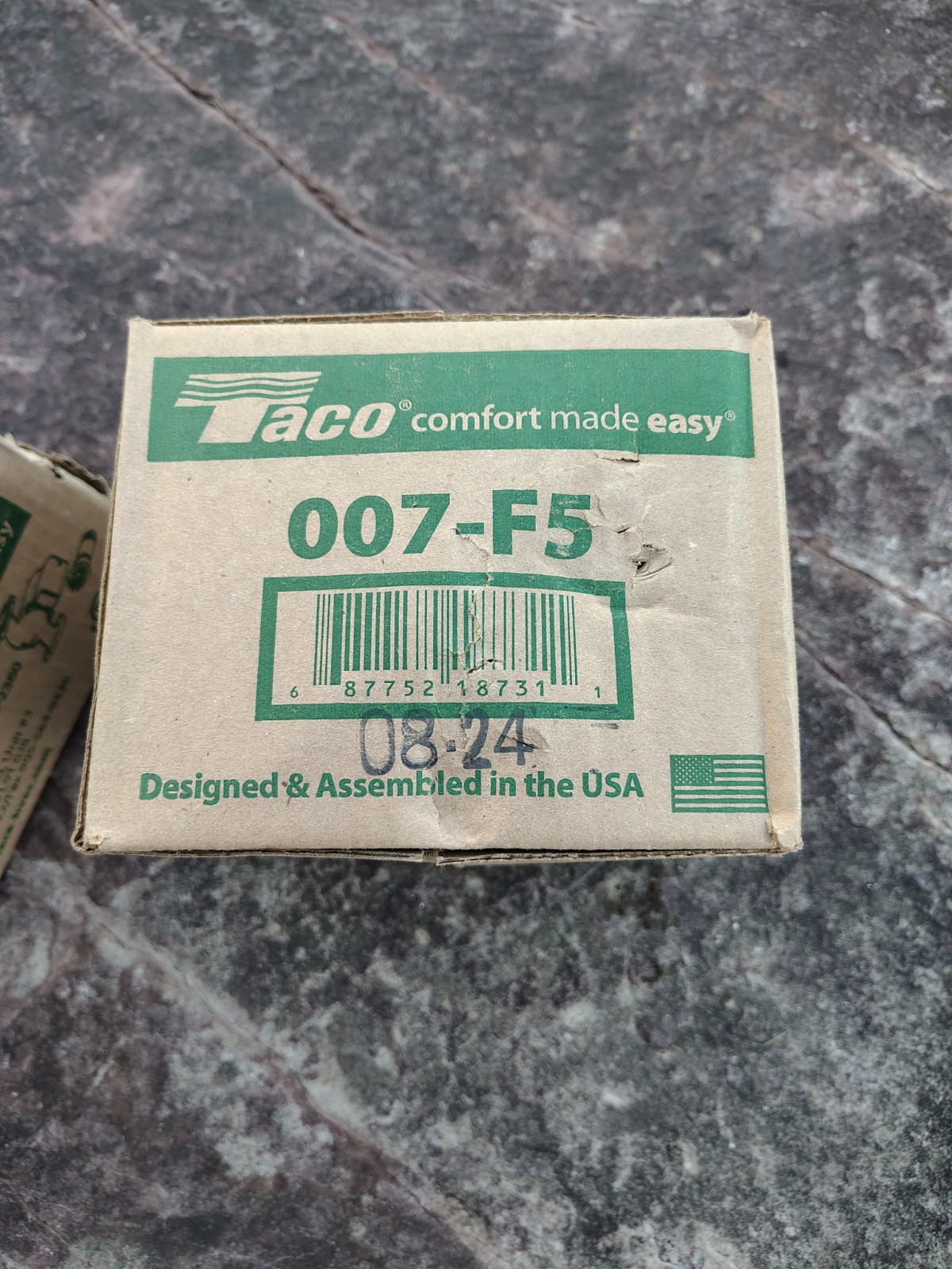 Taco 007-F5 Cast Iron Cartridge Circulator, 1/25 HP 115V Boiler Pump 00 SERIES