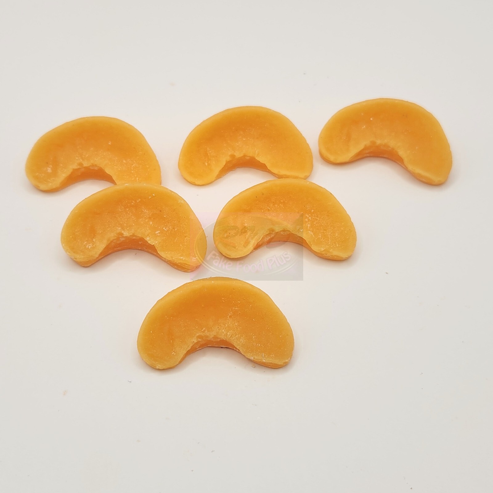 Medium Size Peach Slices, Wax, Scented, APPROX 59 Pieces, Handmade