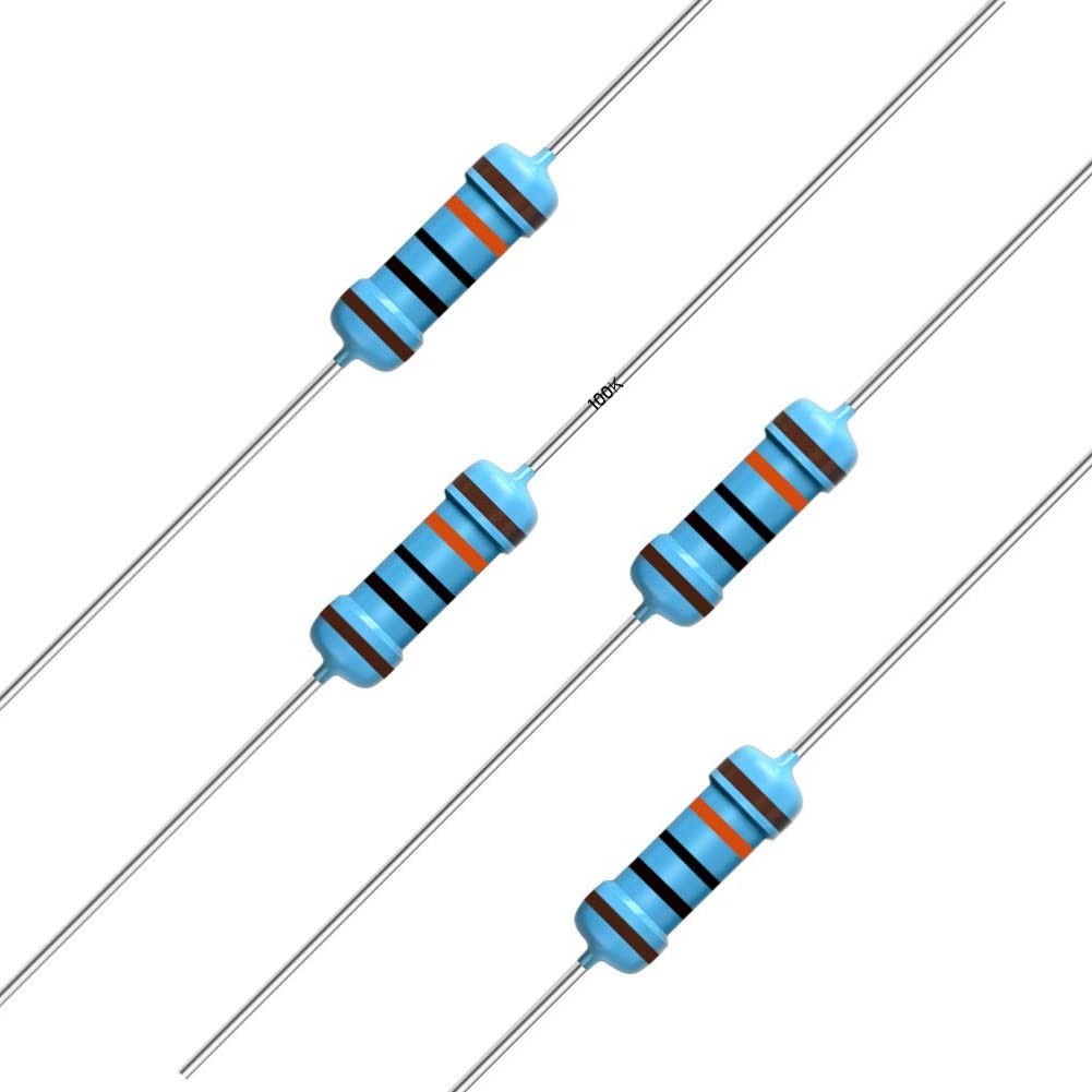Versatile 100PCS 100K ohm Resistors for Arduino, Automotive, and DIY Projects