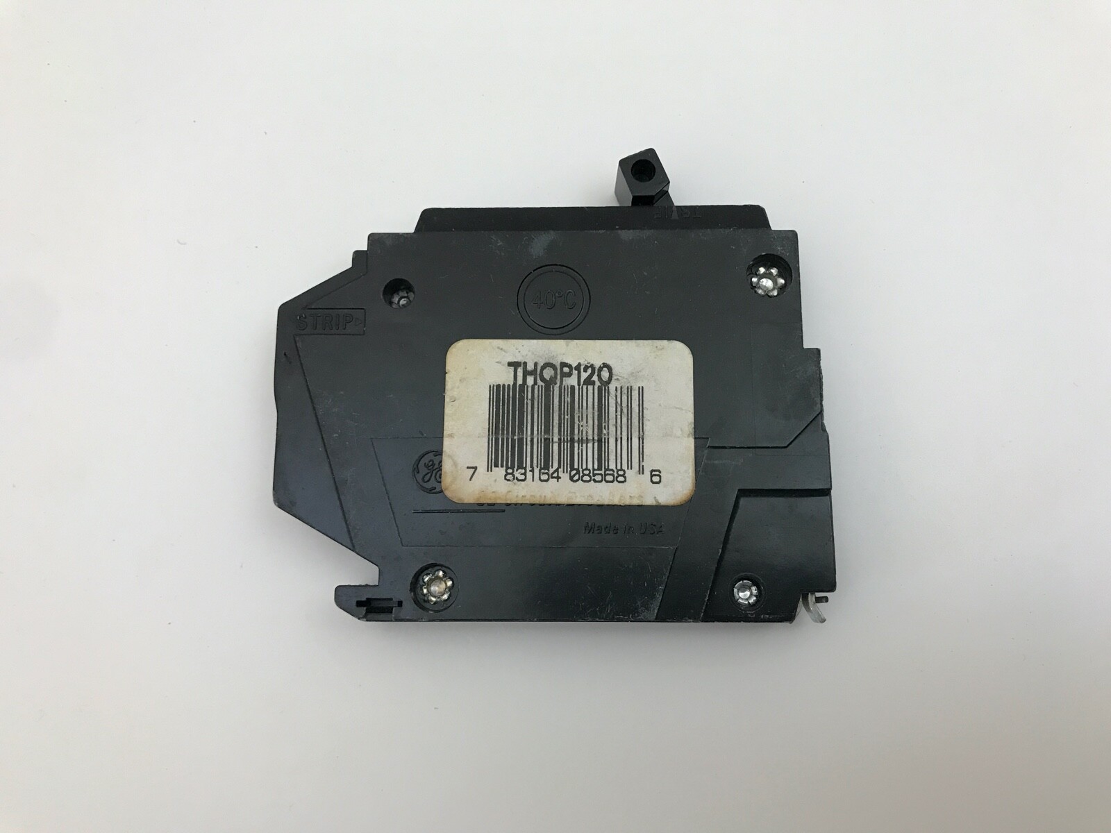 GE THQP120 Plug In Mount Type THQP Feeder Molded Case Circuit Breaker 1 Pole 20