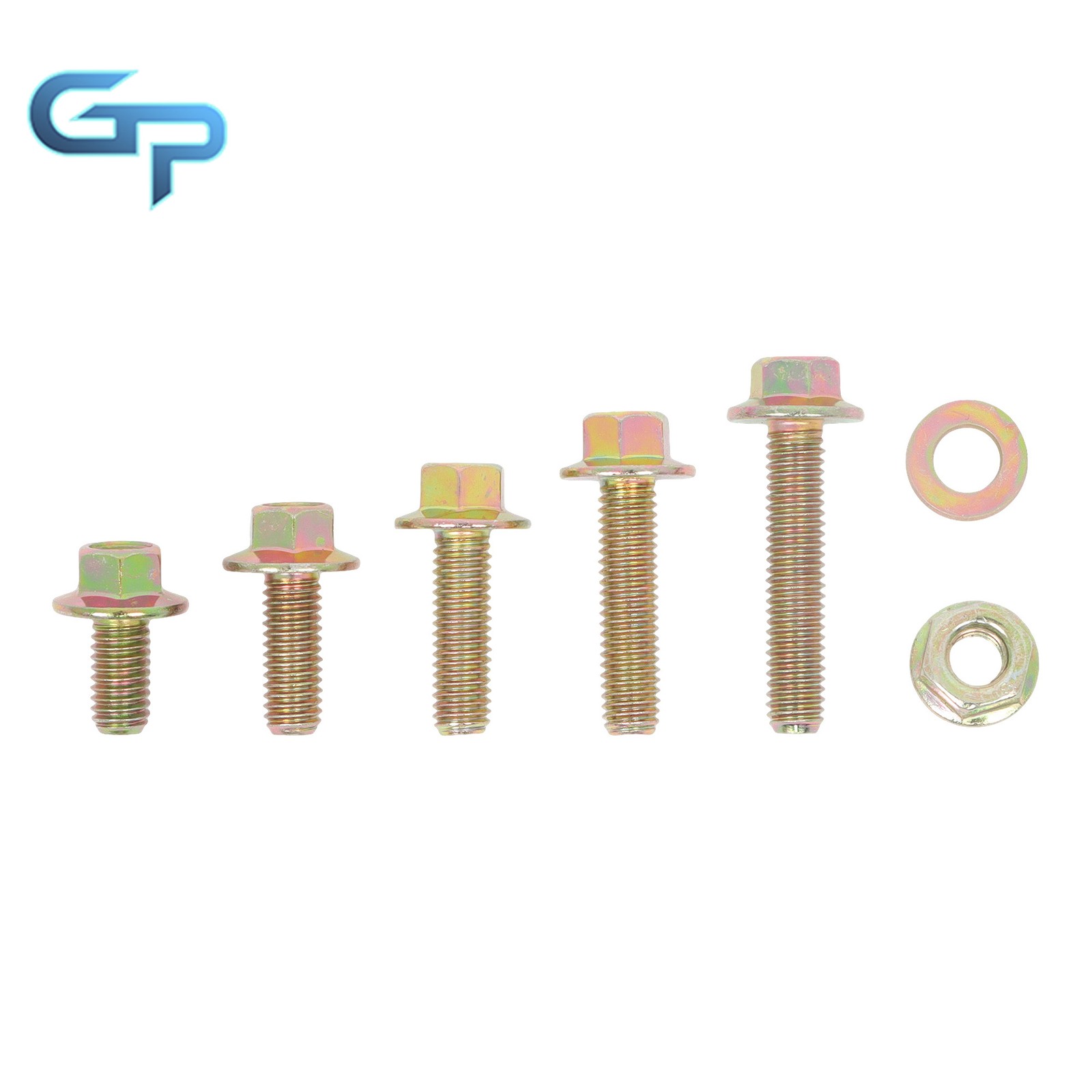 M6 M8 M10 EXTERNAL HEX DRIVE FLANGE BOLTS ASSORTMENT KIT FOR INDUSTRIAL 521PCS