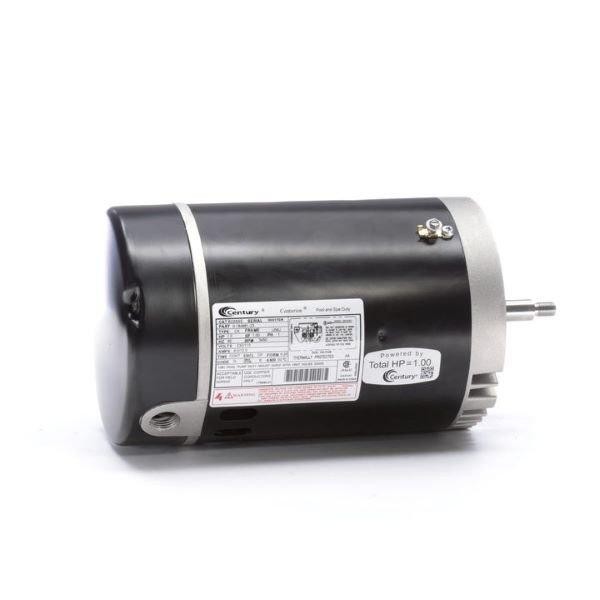 B228SE C-Face Single Speed 1HP Up-Rated 56J Pump Motor, 6.0/12.0A 115/230V