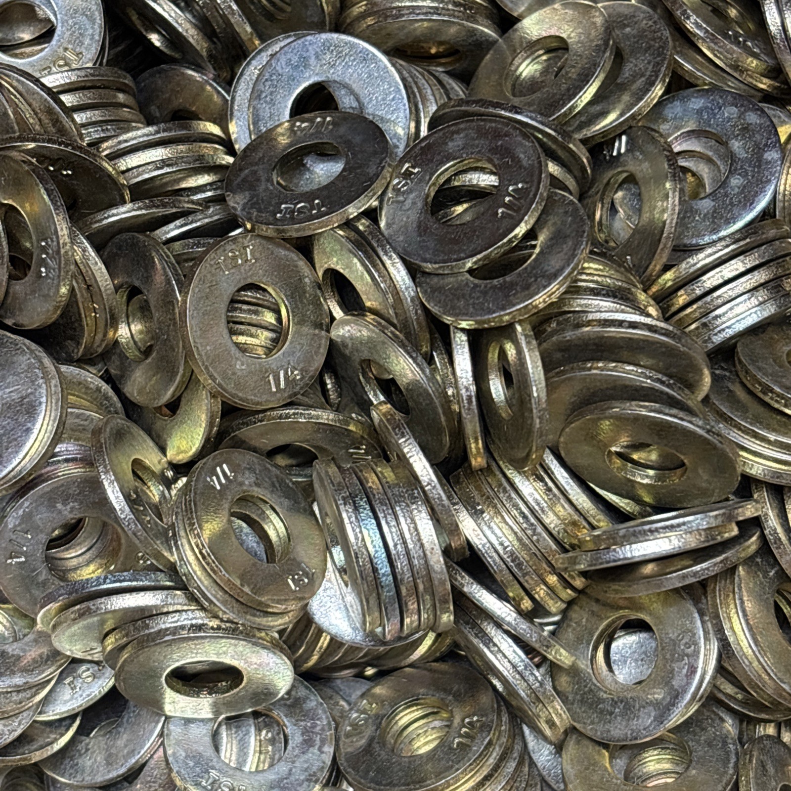 200-1/4″ Heavy USS GR 8 ZY Flat Washer, Technical Stamping Co, USA, Free US Ship