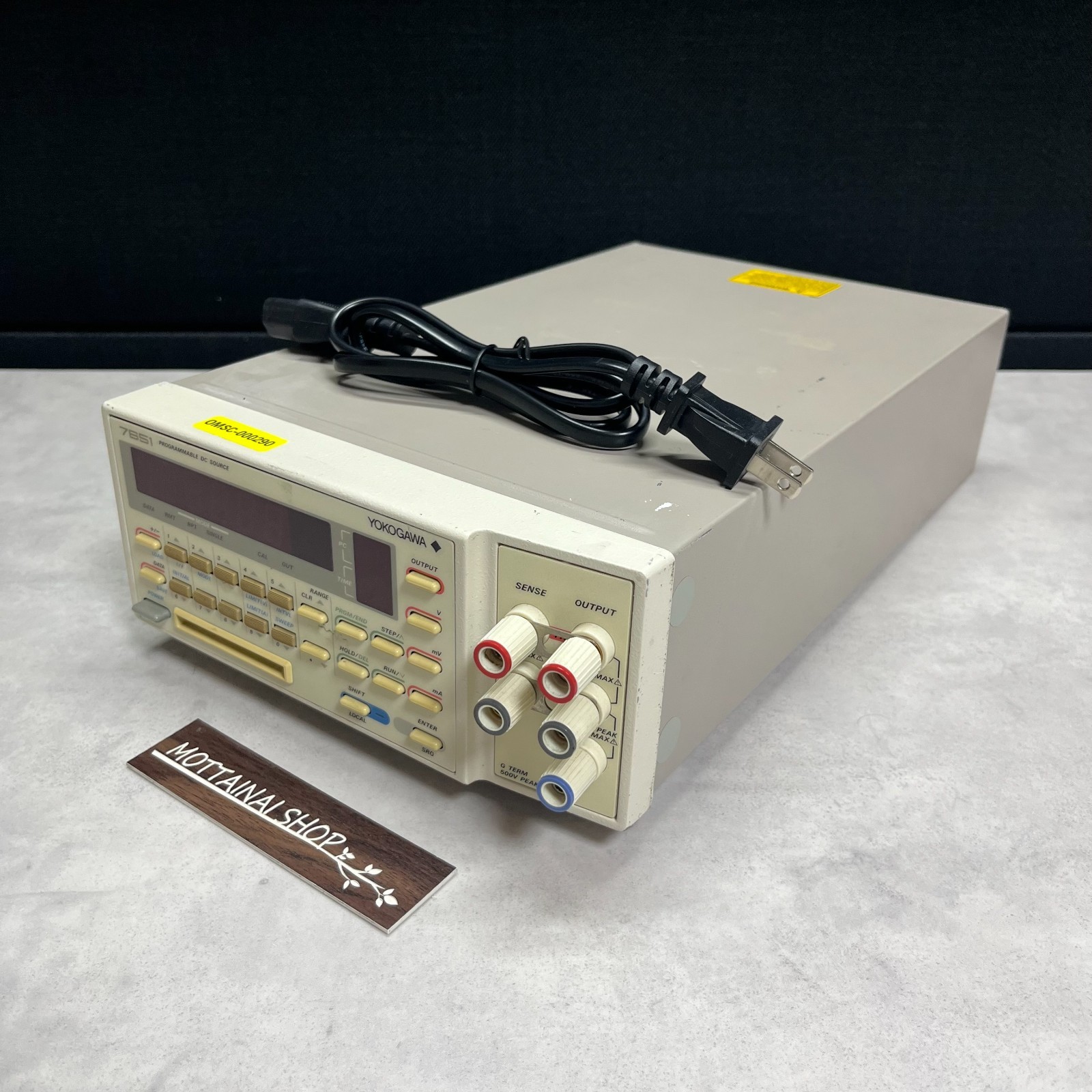 YOKOGAWA 7651 Programmable DC Voltage Source Operation Confirmed Good!!
