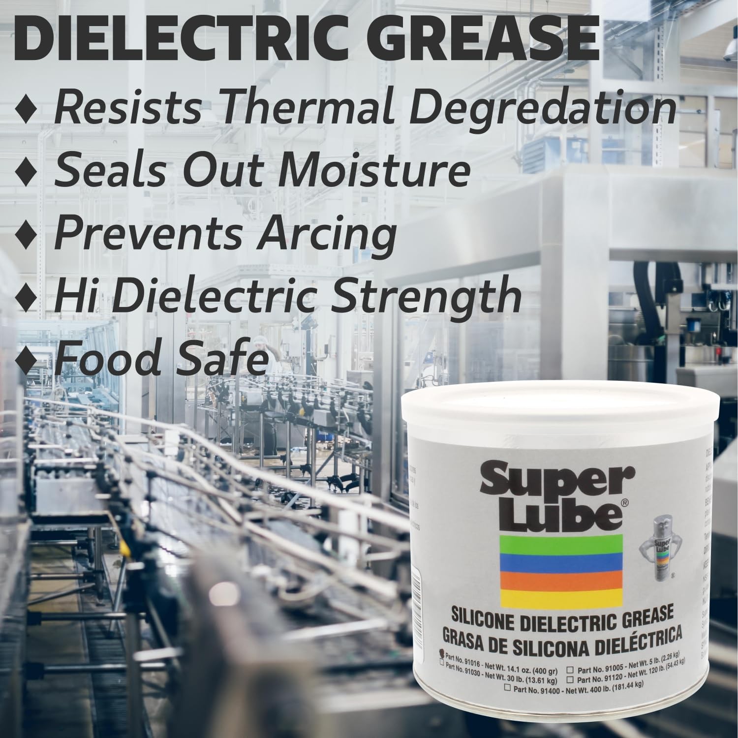 Super Lube 98003 Silicone Heat Sink, 3 oz Tube, White – Synthetic Lubricant