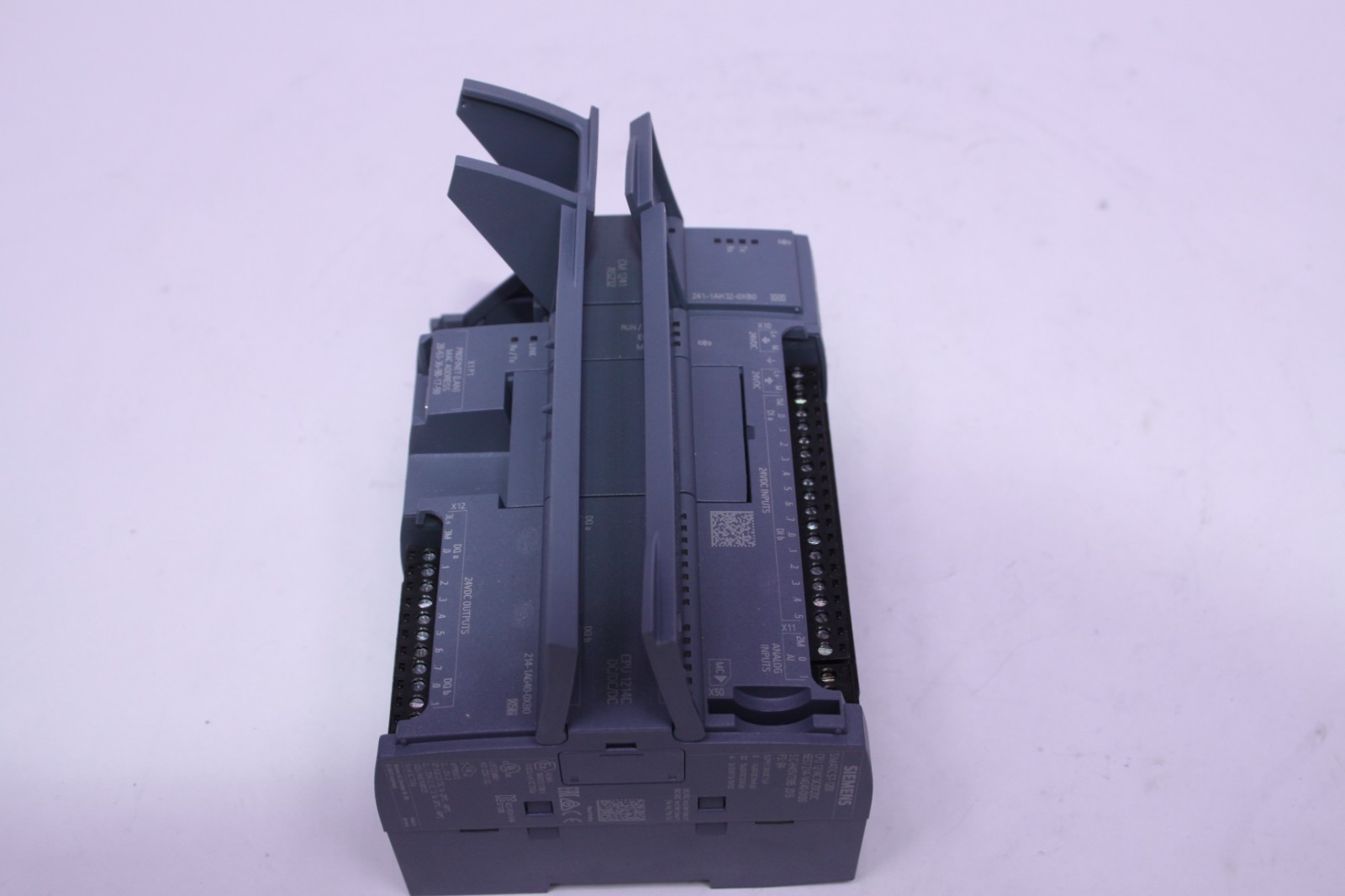 Siemens 6ES7214-1AG40-0XB0 S7-1200 CPU 1214C PLC & CM 1241 RS232 Serial Module