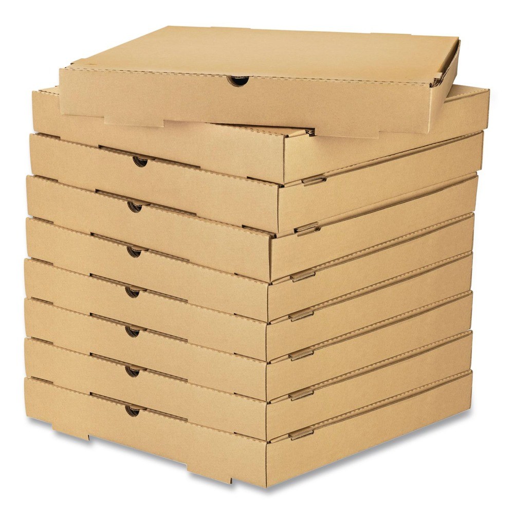 Karat FPPBF16K 16″ x 16″ x 2″ Corrugated Pizza Box – Kraft (50/Carton) New