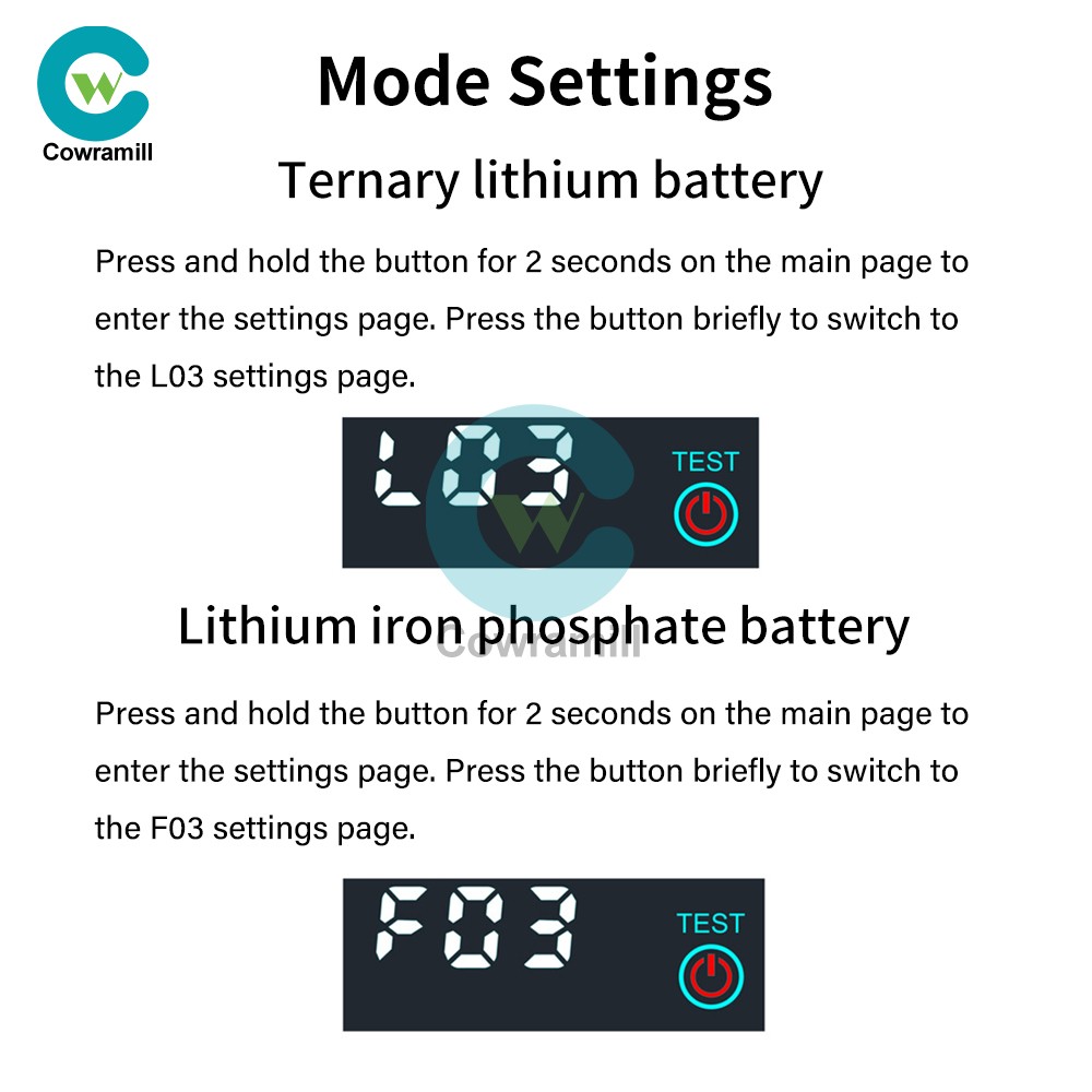 DC 7-55V LED Indicator Voltage Acid/Li-ion Universal Battery Charge Indicator