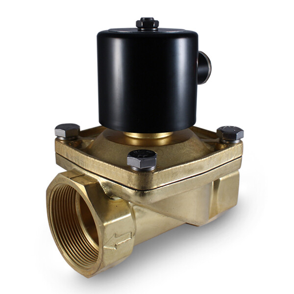 2″ Inch 12V DC Brass Electric Solenoid Valve 12 Volt VDC – FREE SHIPPING