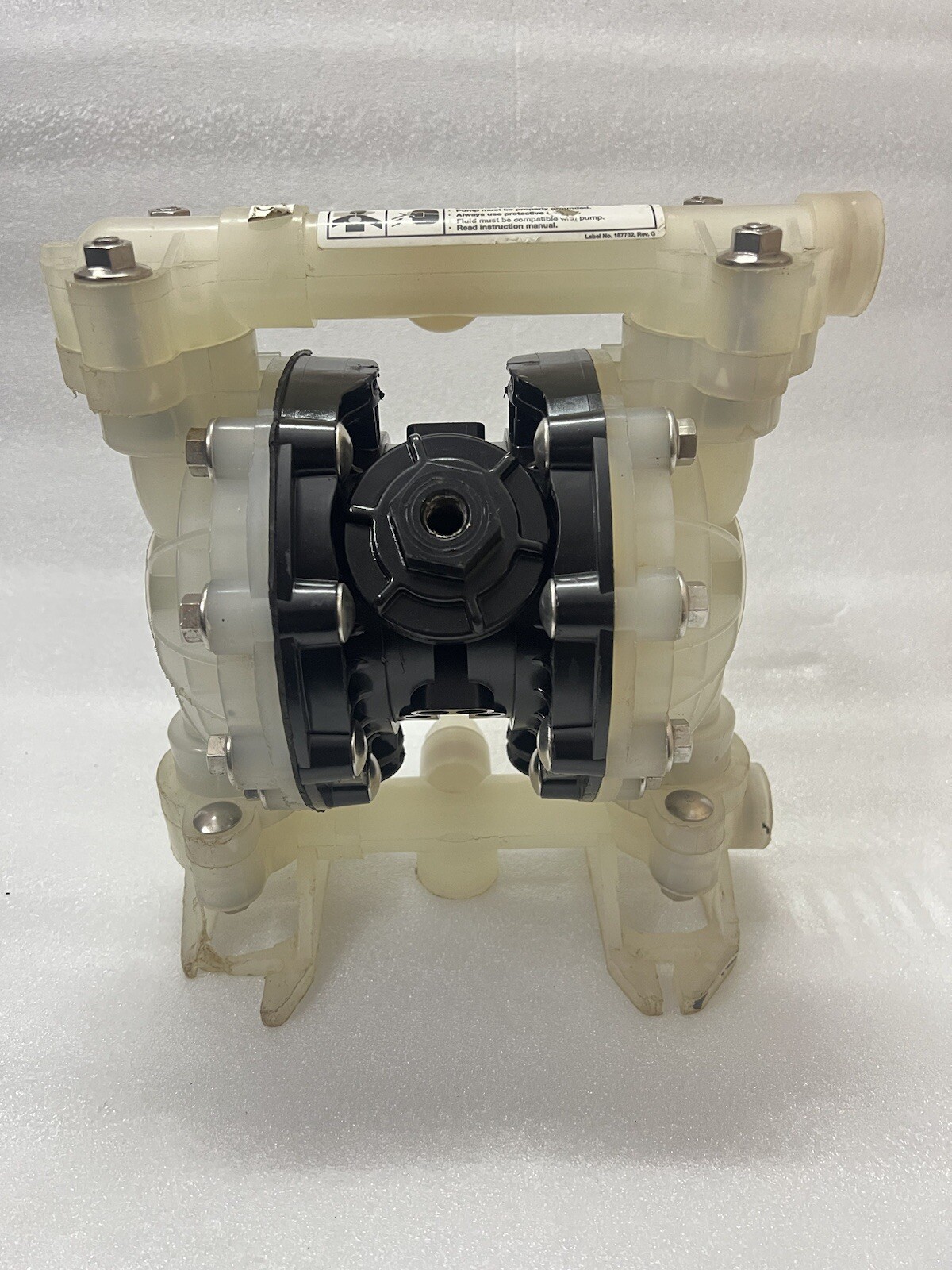 GRACO HUSKY 555 D52911 DOUBLE DIAPHRAGM PUMP MAX GMP 15–57(BASE BROKEN)