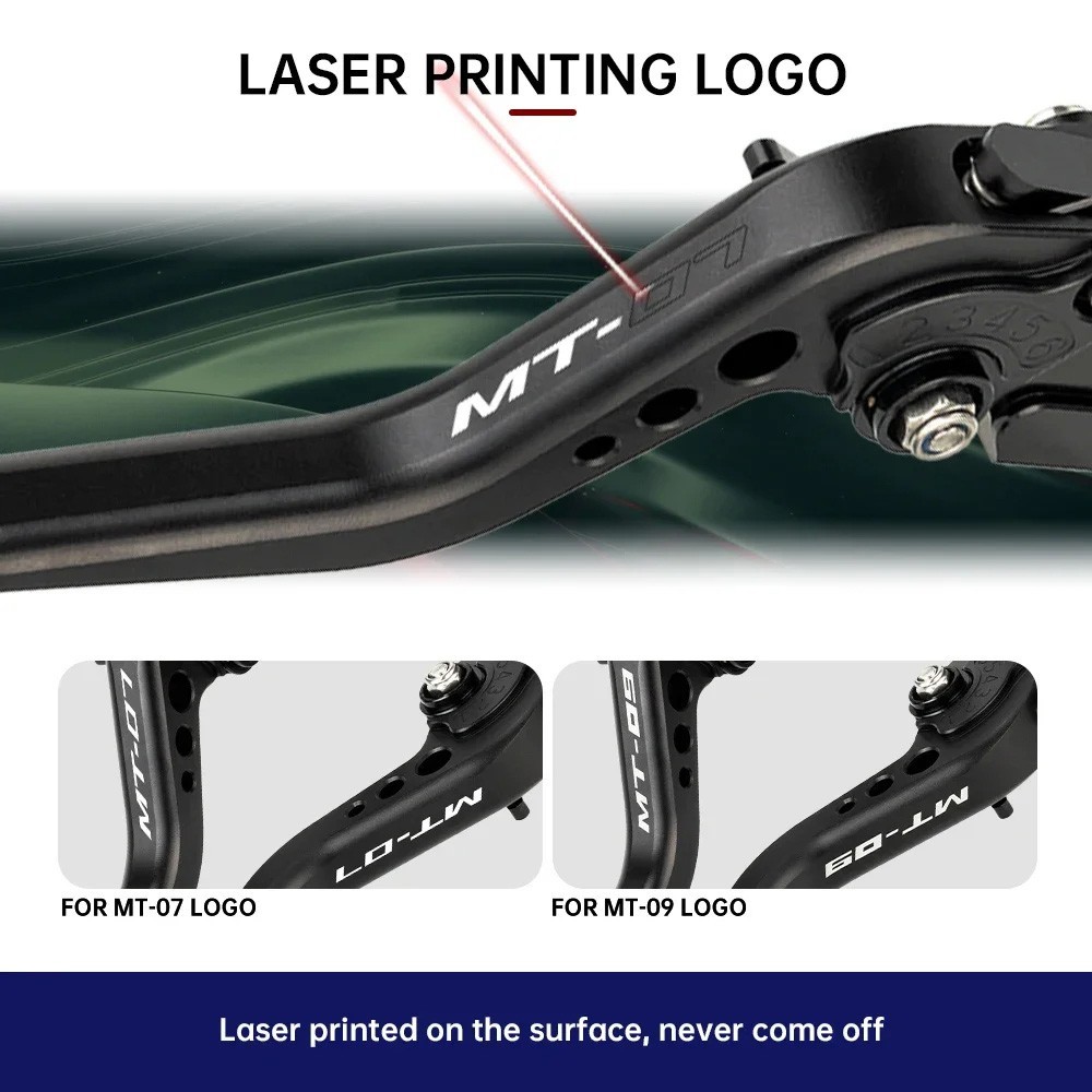 2025 Short Brake Clutch Lever For YAMAHA MT-07 MT07 MT-09 MT09 Tracer