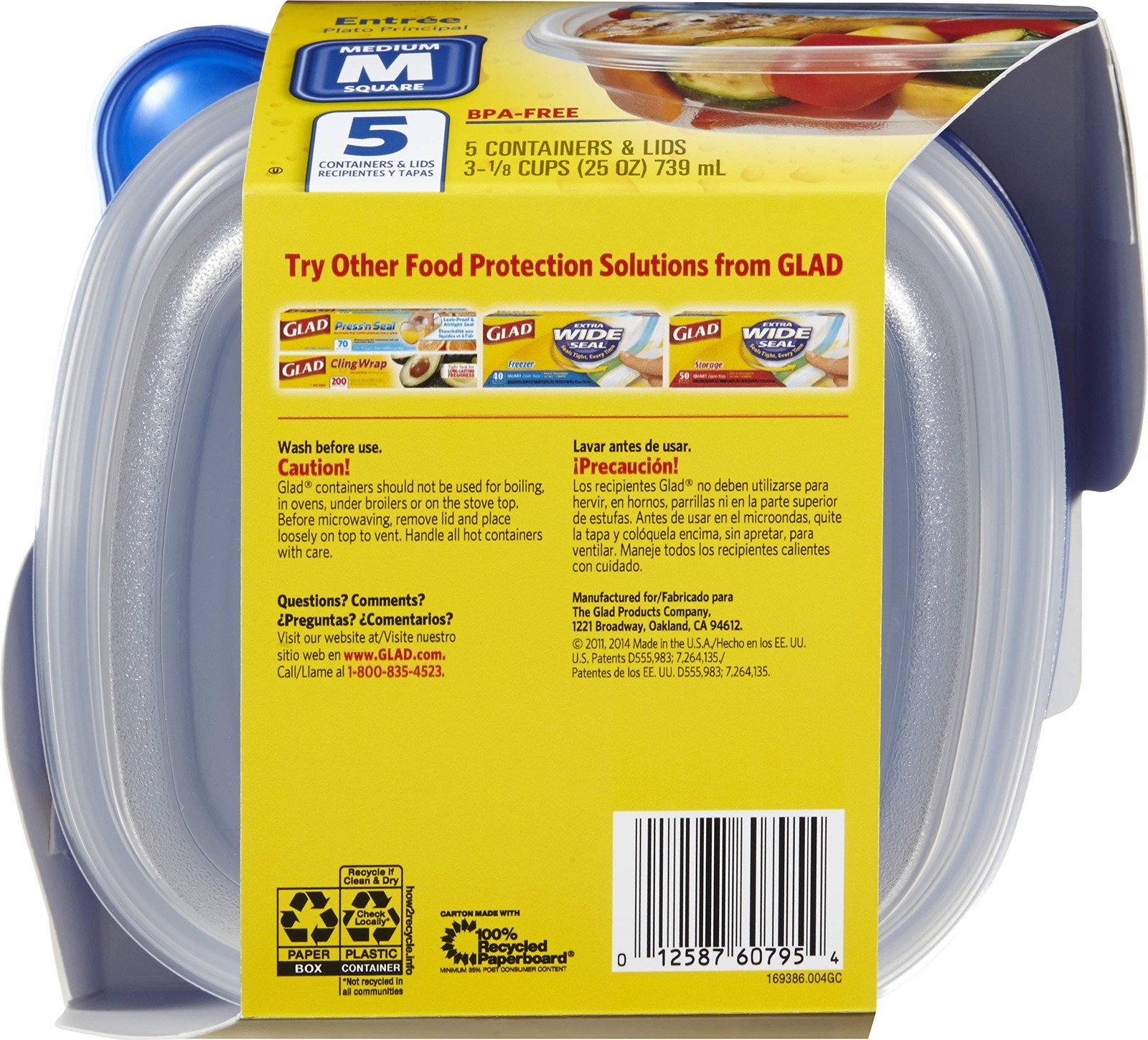 Glad Food Storage Containers For Everyday Use – Container Holds Up