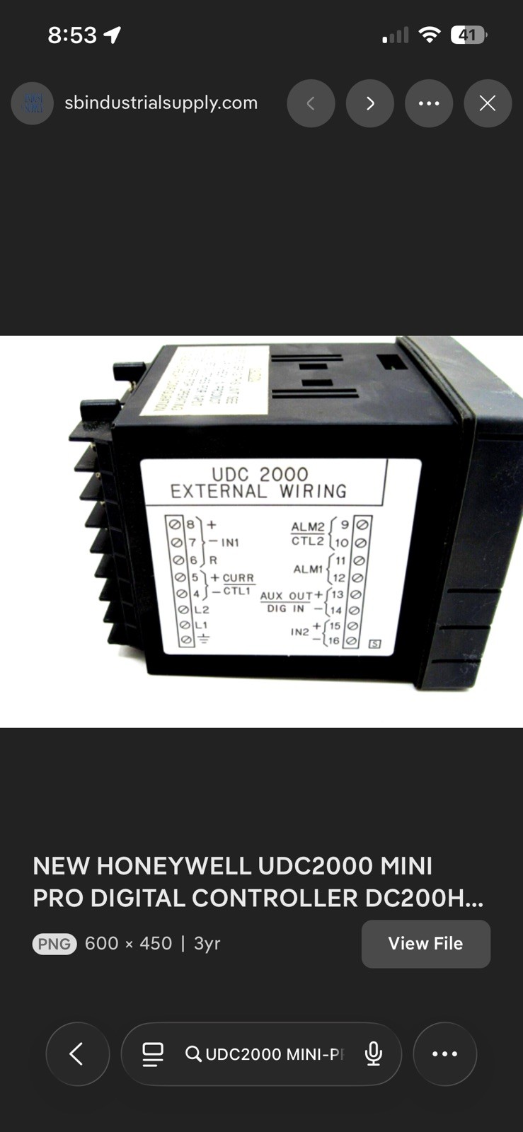HONEYWELL DC200C-0-000-100000-0 / DC200C00001000000 (USED)