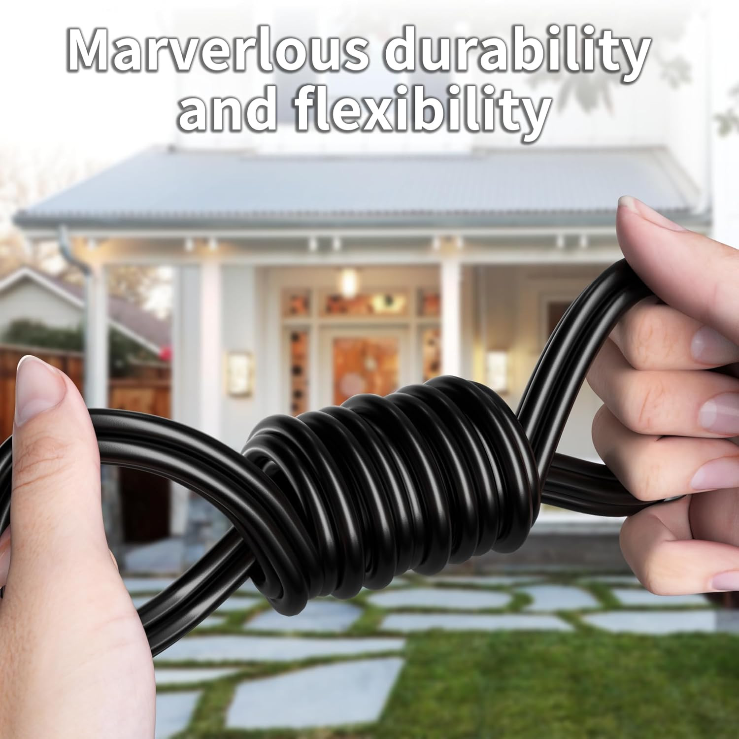 50FT 16 Gauge Wire 2 Conductor Electrical Wire,16 AWG Pure Copper PVC Cable,2…