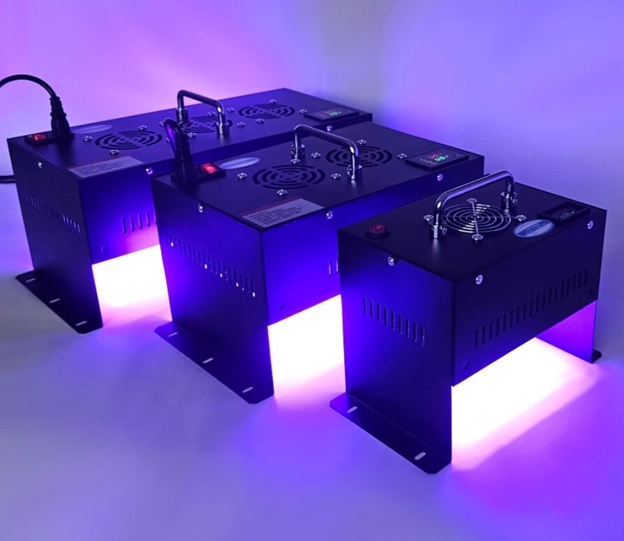 Conveyor Belt Dedicated UV Curing Lamp Light Belt Timing Function PLC Control