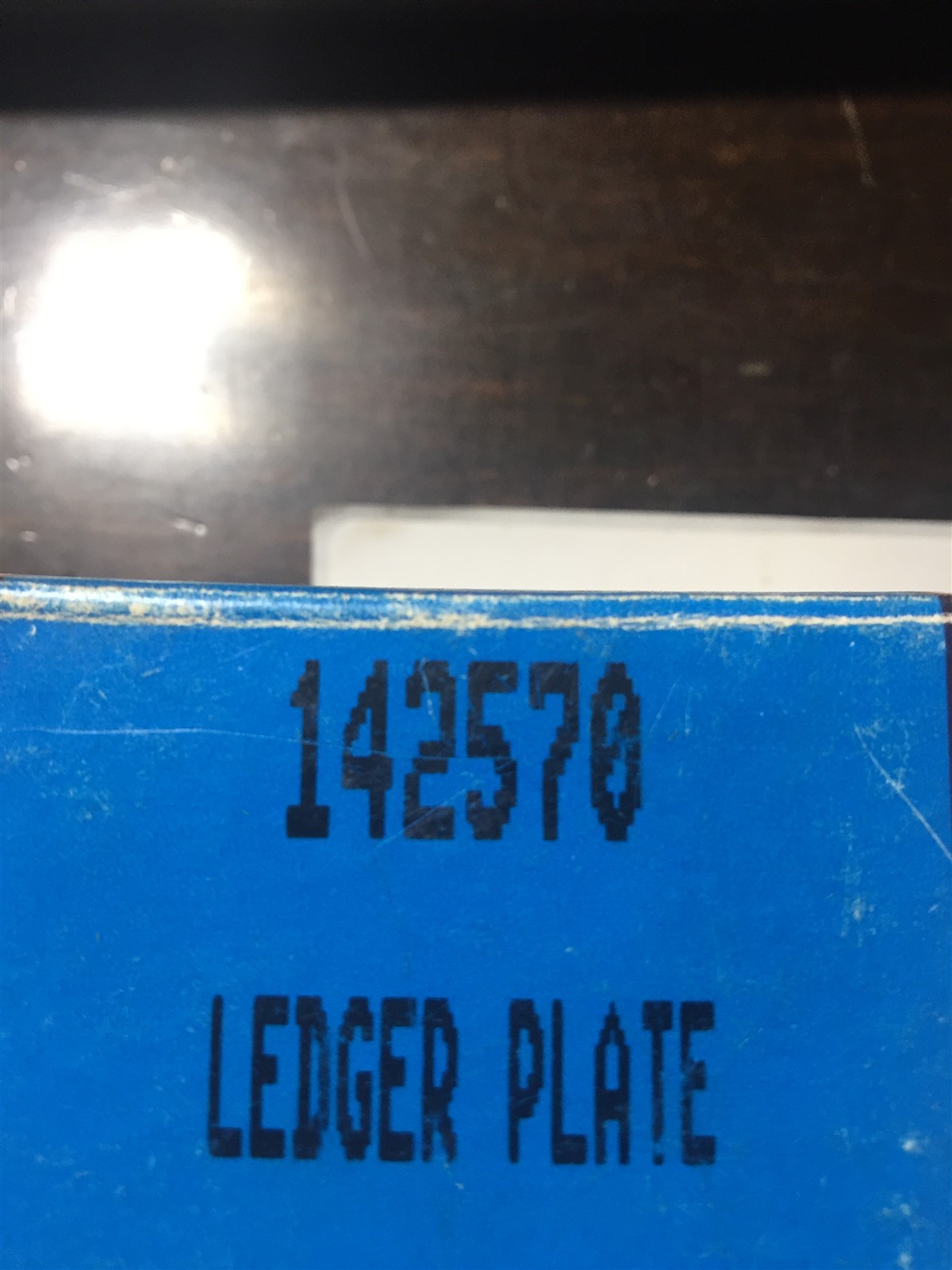 Tisco New Old Stock Part # 142570 LEDGER PLATE – FITS NEW HOLLAND