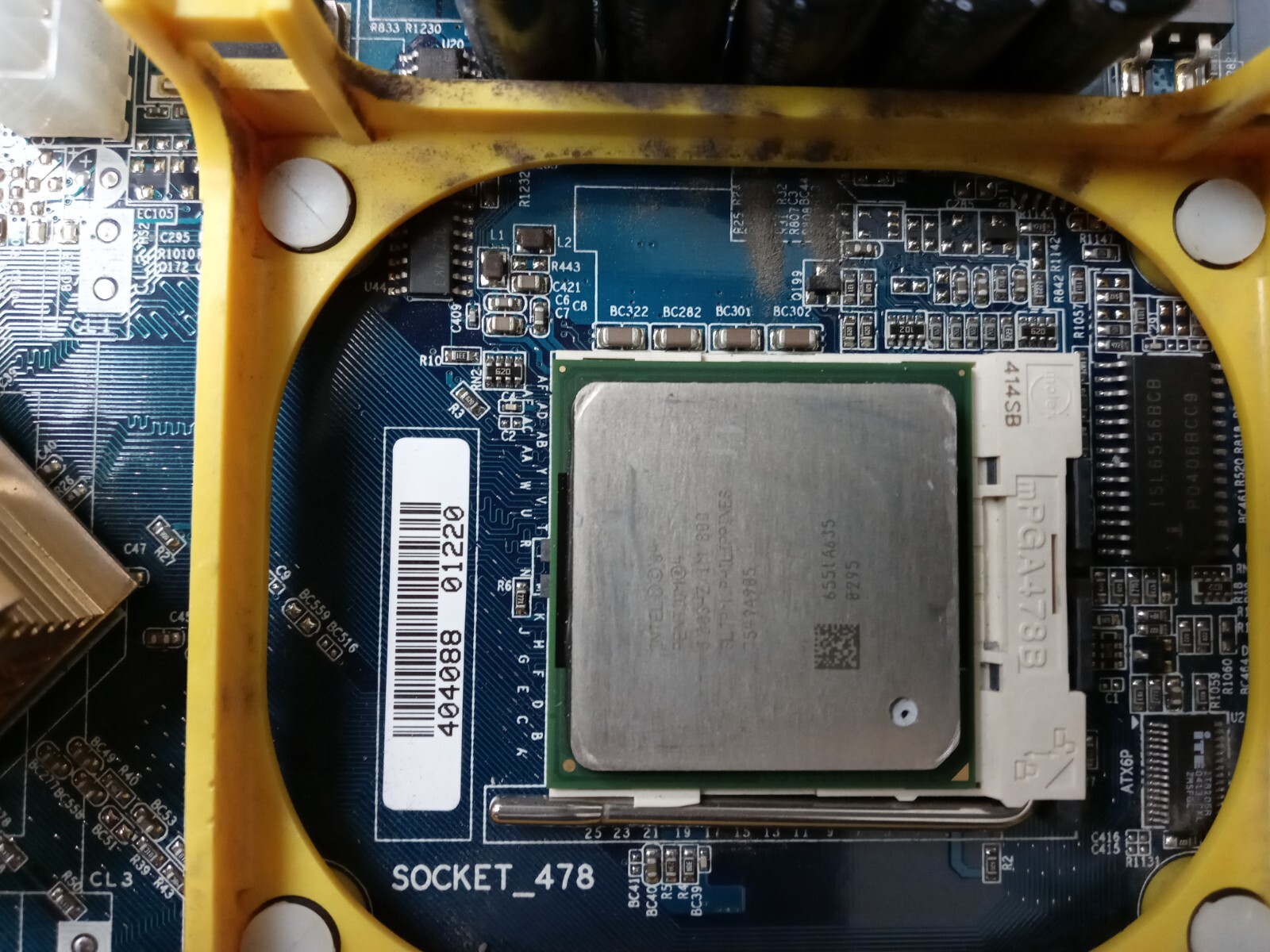Used GIGABYTE GA-81G1000-G with I/O SHIELD +INTEL PENTIUM 4 3.0GHZ