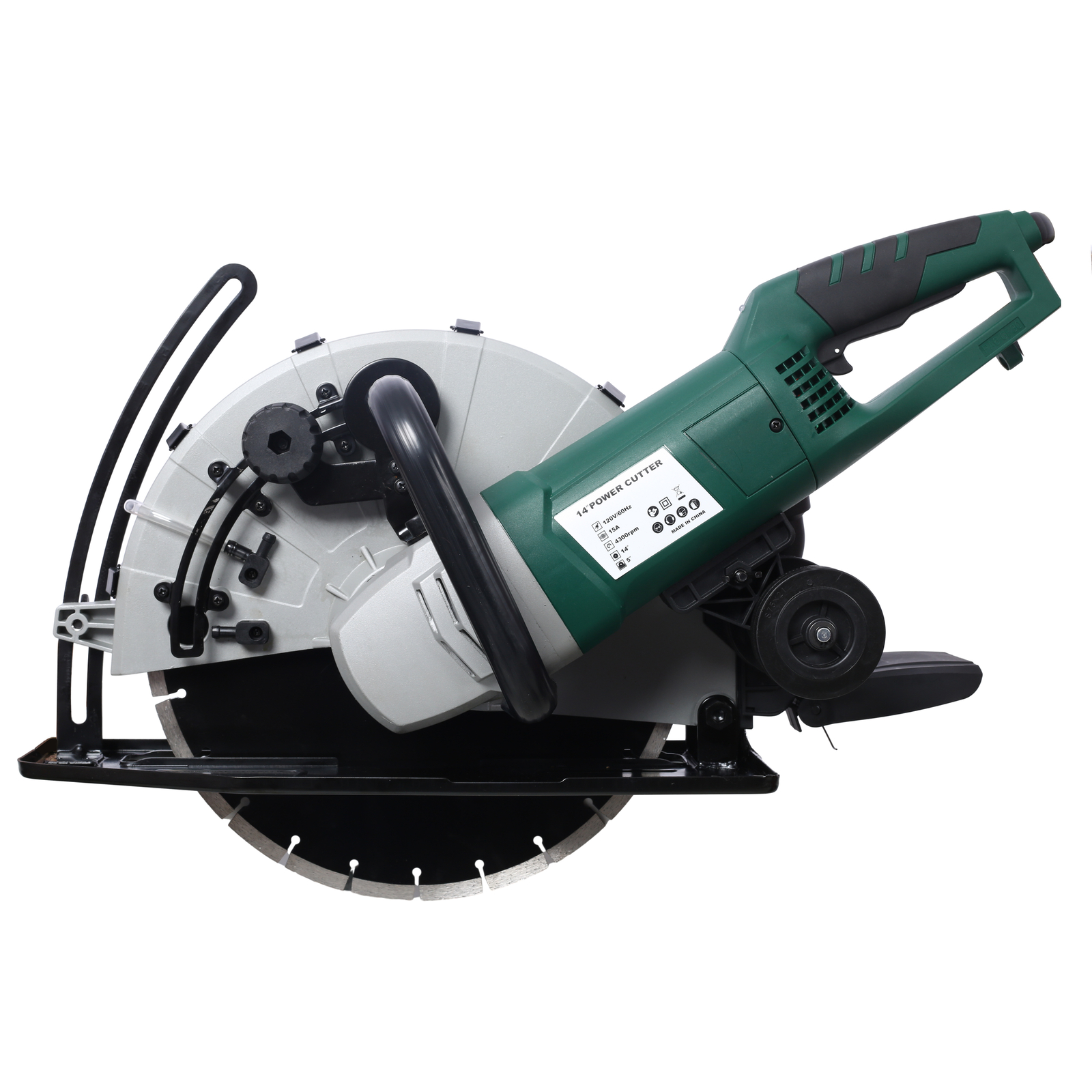 14″ Wet/Dry Electric Corded Circular Concrete Saw/Power Angle Cutter 2600W