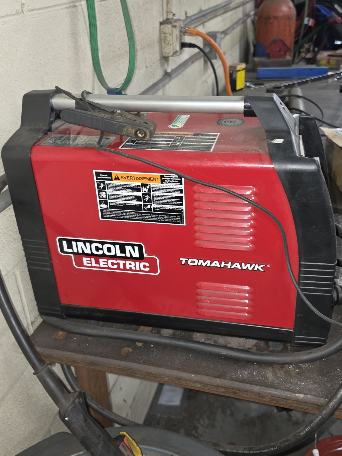 Lincoln Tomahawk 45 Plasma Cutter Internal Compressor 20Ft Hand Torch (K5458-1)