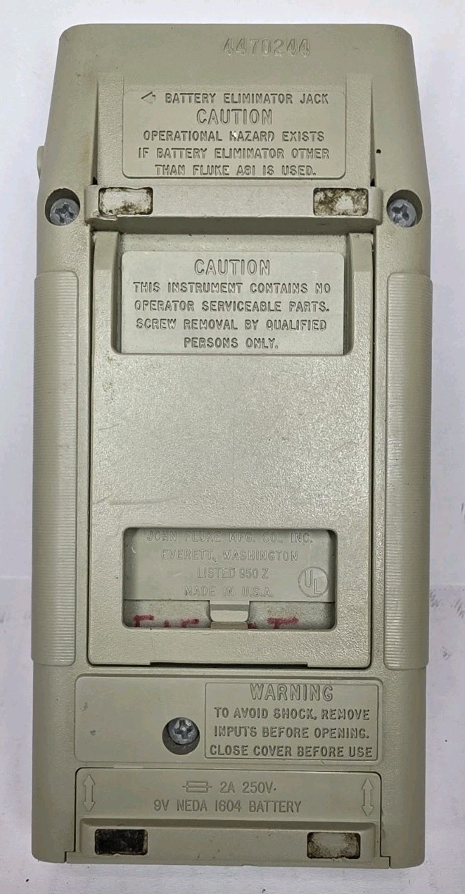 Fluke 8060A True RMS Multimeter With Leads Working