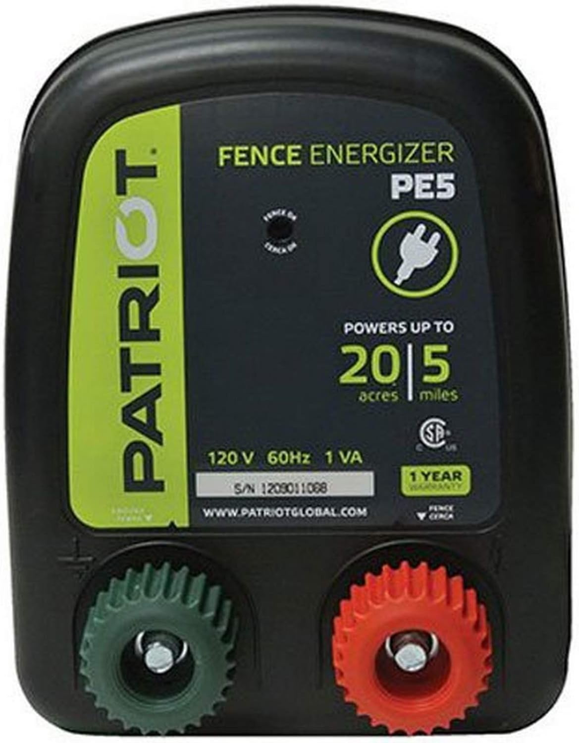 Portable 0.20 Joule Electric Fence Energizer – Safeguard Your Pets & Livestock