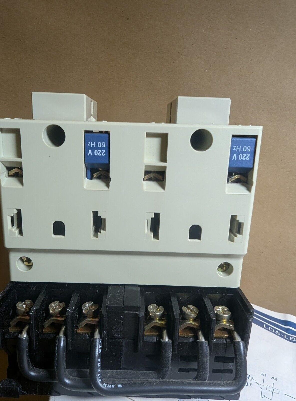 Telemecanique LD5LB130FC Integral 18 Reversing Contactor Breaker 18A, 220v (New)