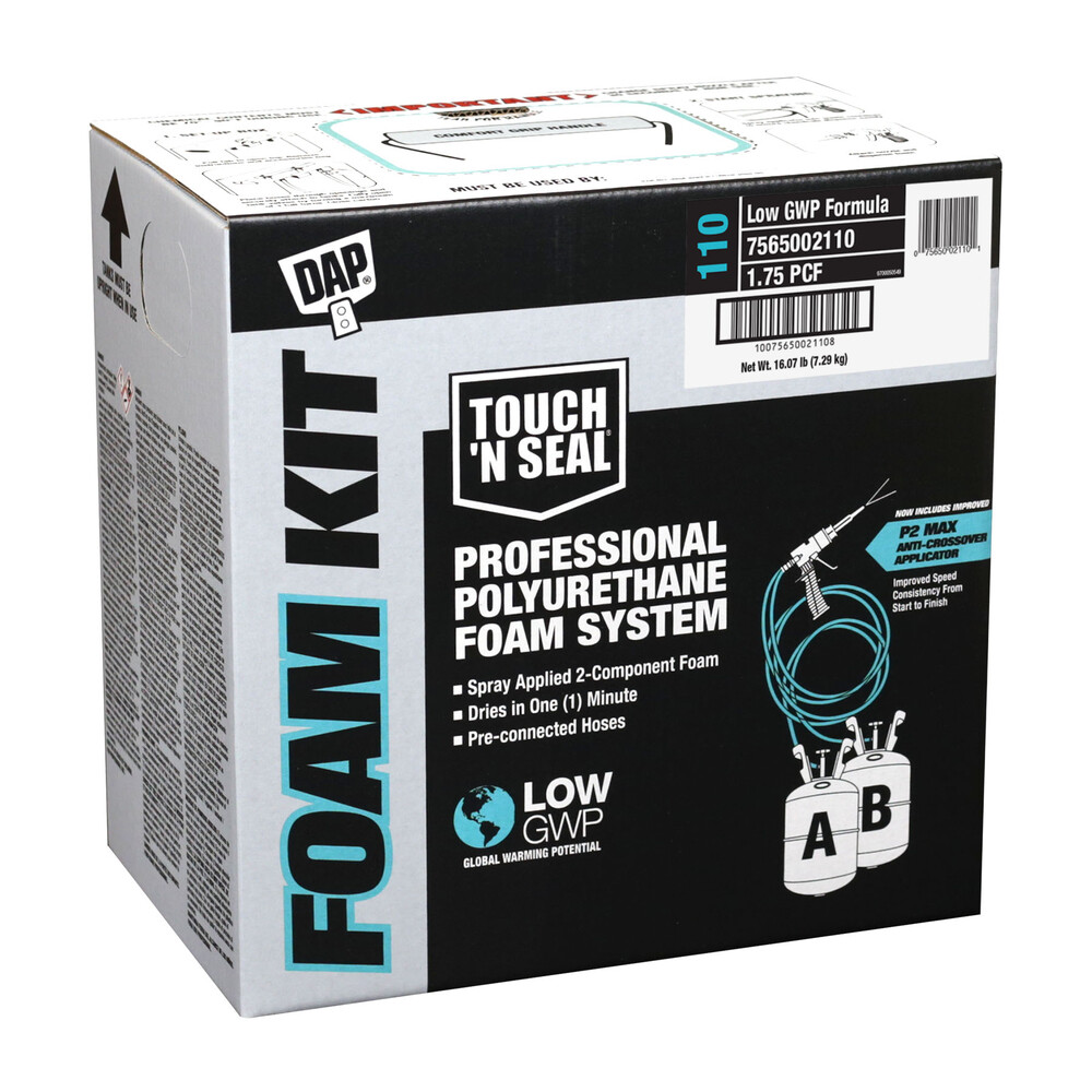 DAP Touch N Seal 110 Spray Foam Insulation, Closed Cell, Low GWP, Free Shipping!