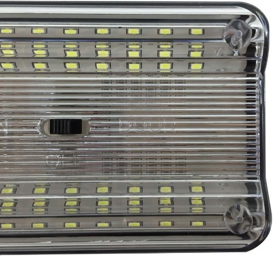 4.3-inch 12V LED Dome Light Replacement with Switch, 36 White LEDs for Interior