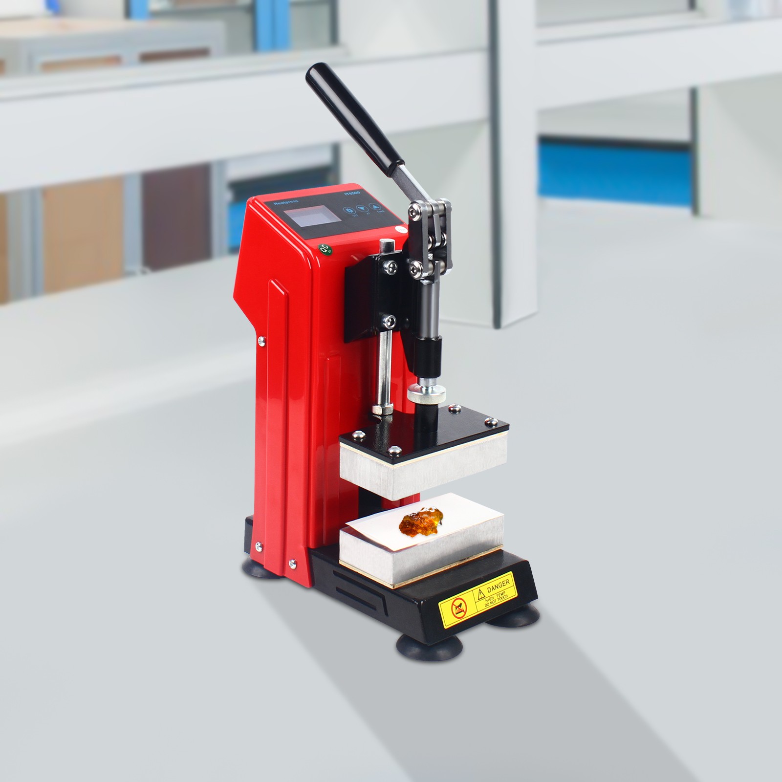 Heat Press Machine 900W Mini Manual Heat Presser Heavy Duty Hot Press Stamping