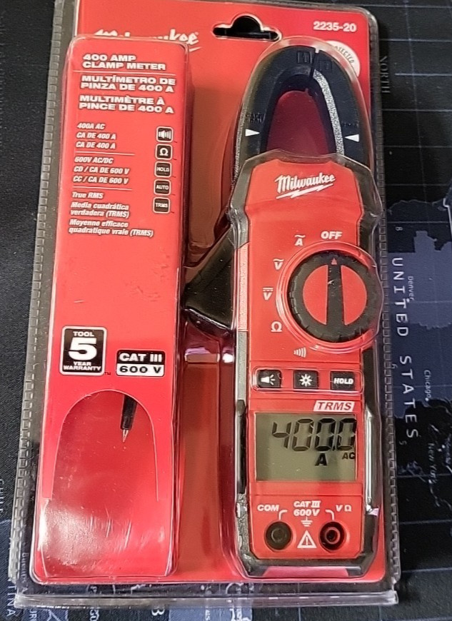 Milwaukee 2235-20 400 Amp Clamp Meter