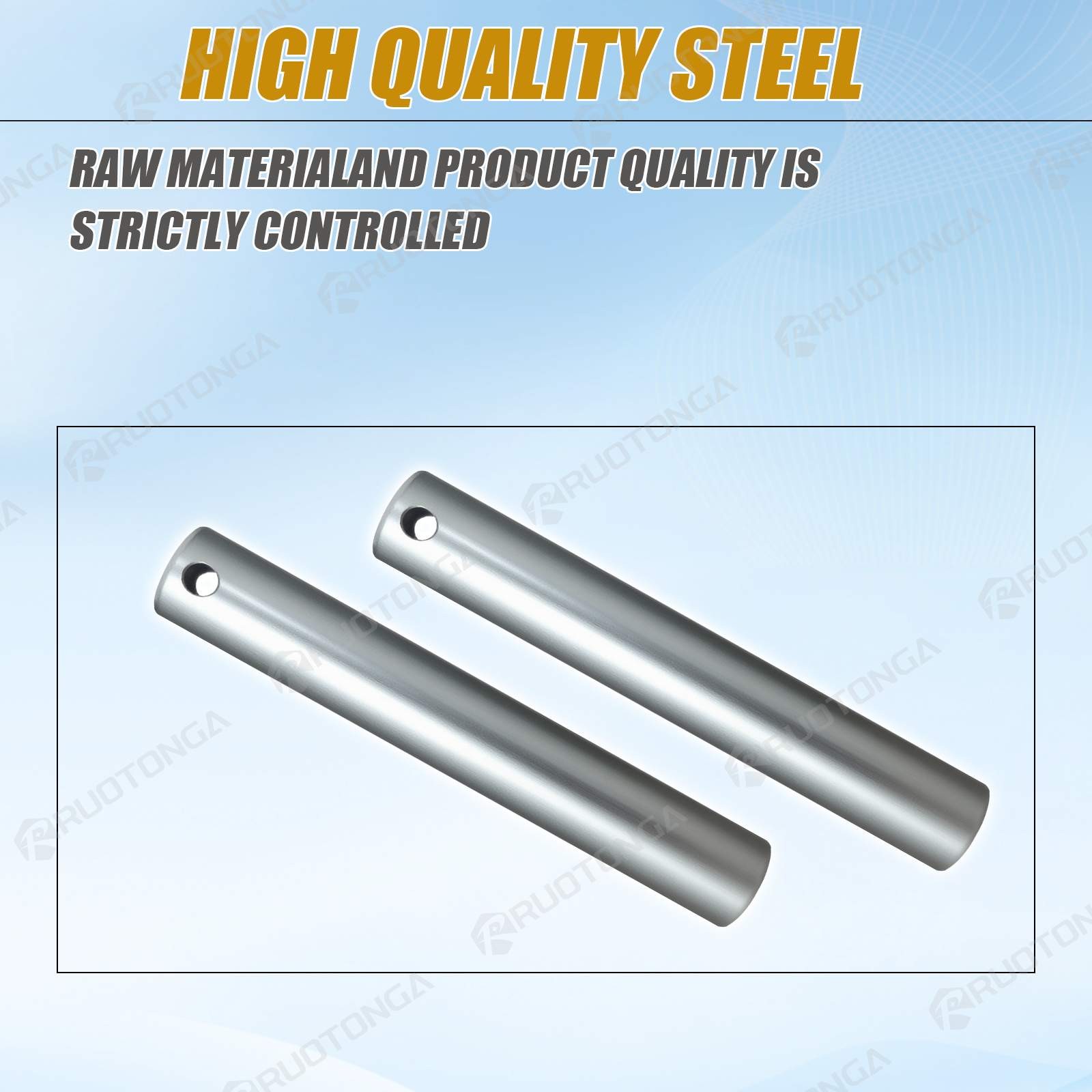 45mm x 13-In Excavator Bucket Pin fit for John Deere/Yanmar/Kubota/Takeuchi