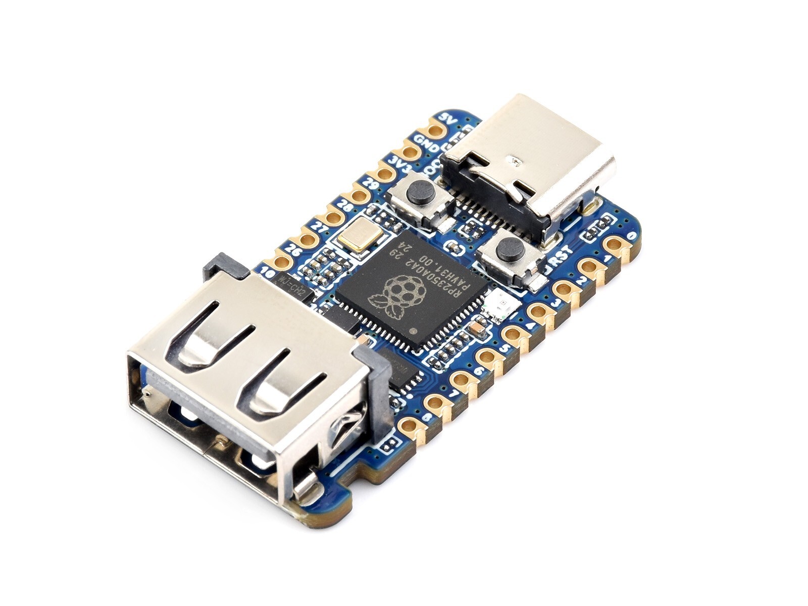 Waveshare RP2350A USB Mini Development Board, Based On Raspberry Pi RP2350A