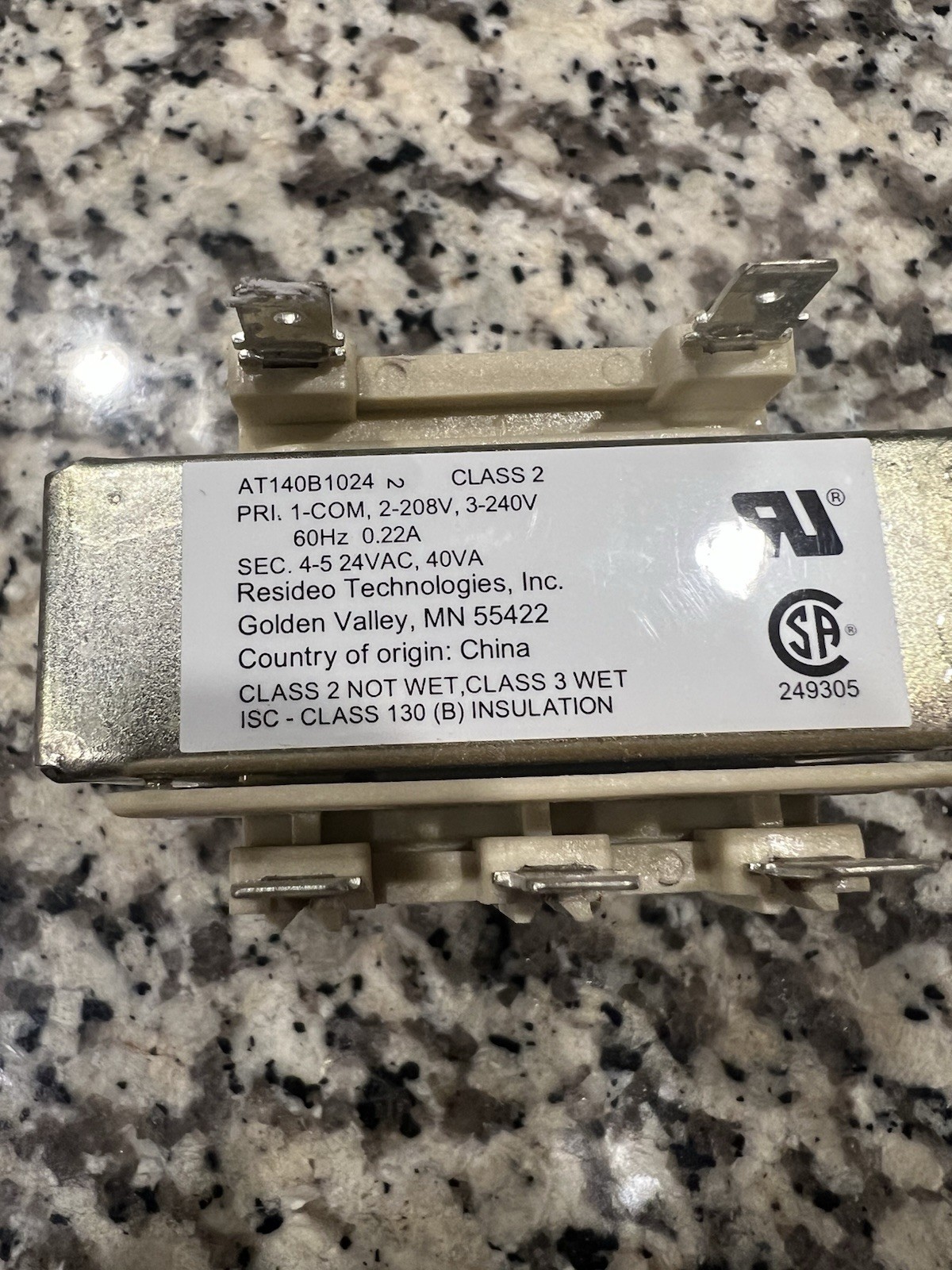 Honeywell AT140B1024 TRANSFORMER