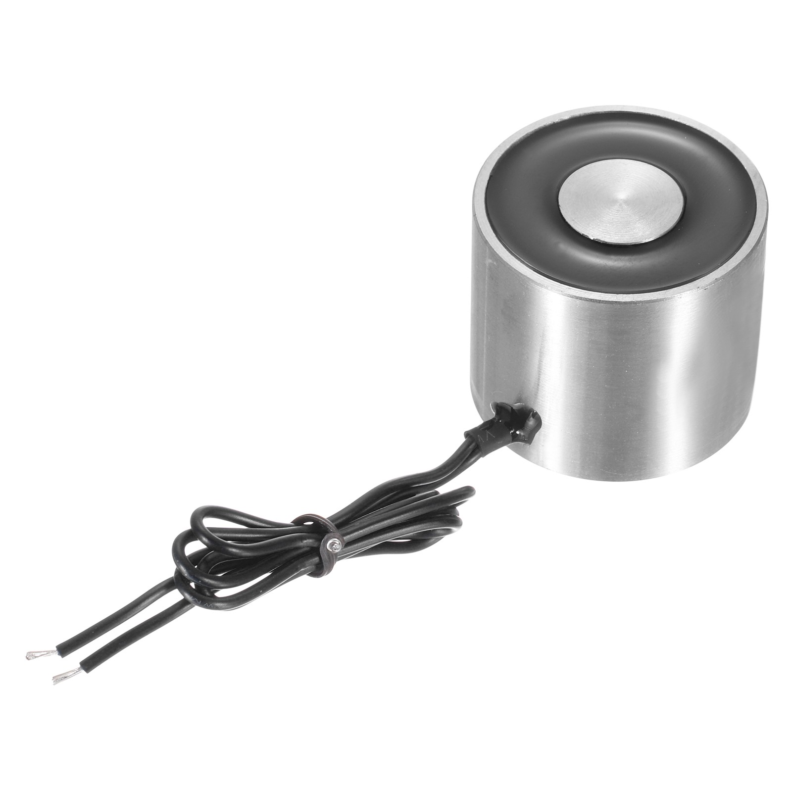 Round Solenoid Electromagnet DC 24V 300N 66LB/30Kg Electric Magnet