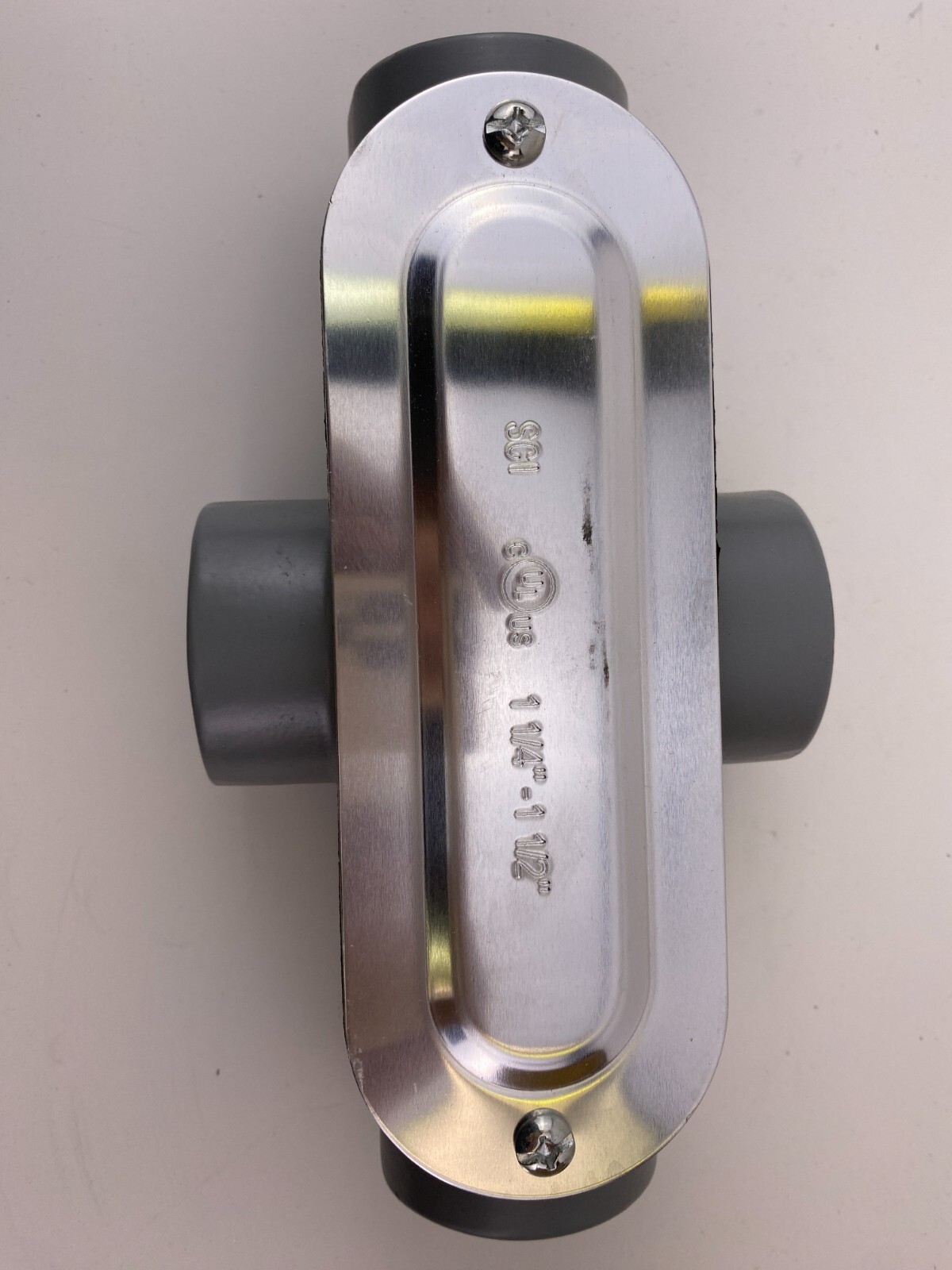 1-1/2″ Die-Cast Aluminum Condulet w/cover & Gasket Type X Configuration