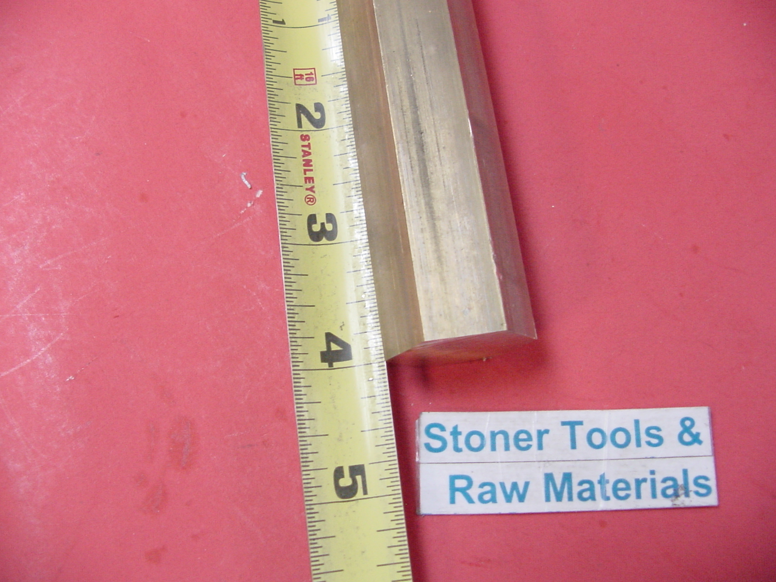 1″ C360 BRASS HEX BAR 4″ long New Lathe Bar Stock 1.00″ Flat to Flat 1/2 Hard