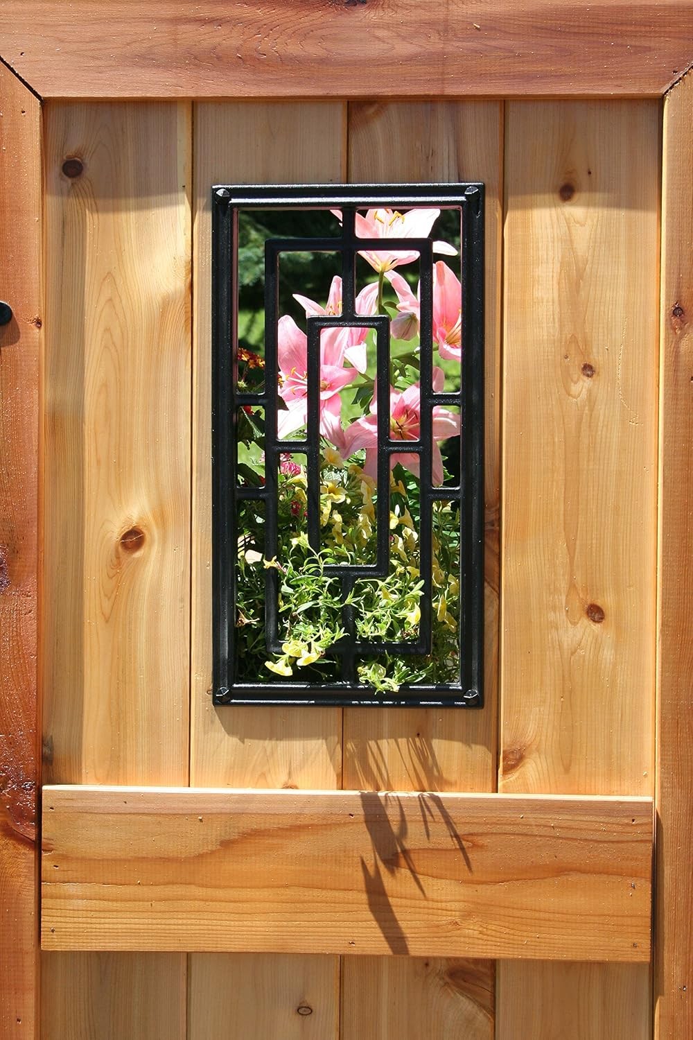 Decorative Insert for Fencing Gates Home Garden – Rectangle 17″