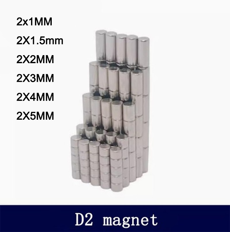 Magnets Steel Magnet Cylindrical Strong Magnets Iron Boron D2*1/1.5/2/3/4/5MM