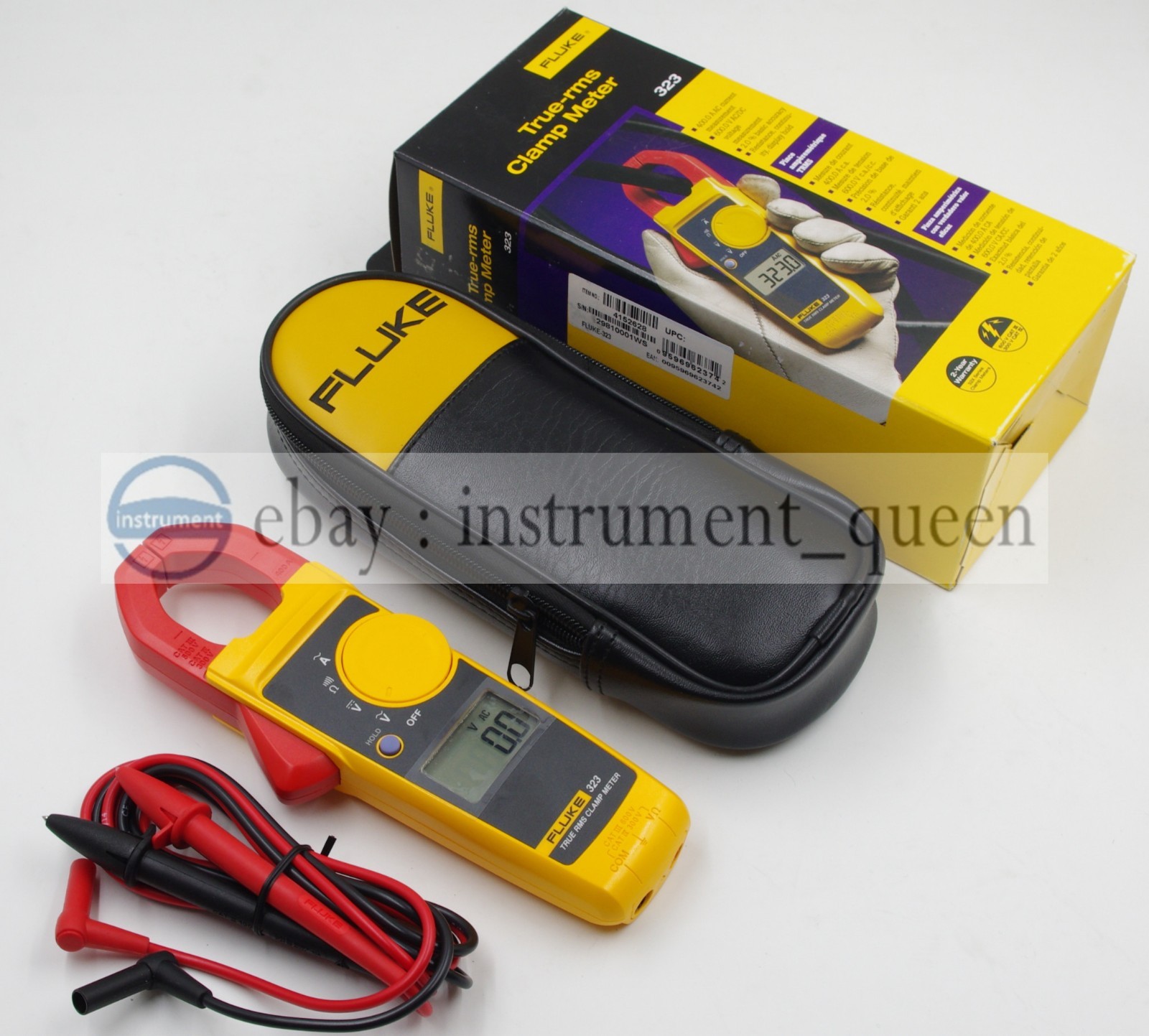 Fluke 323 True-RMS Clamp Meter 400A 600V