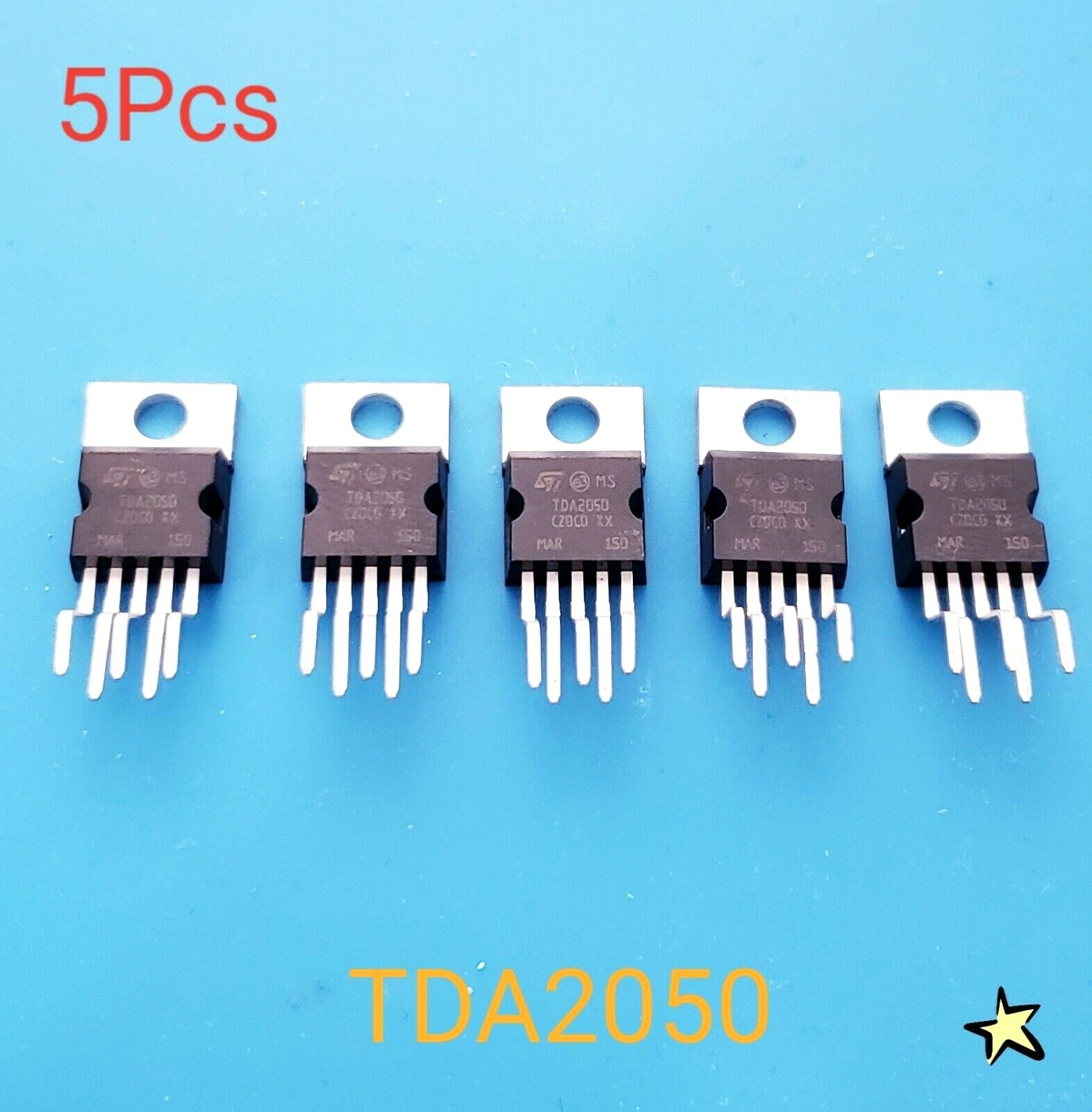 TDA2050 35W Mono Hi-fi Amplifier 9 to 50 volt dc… USA Seller 5pcs