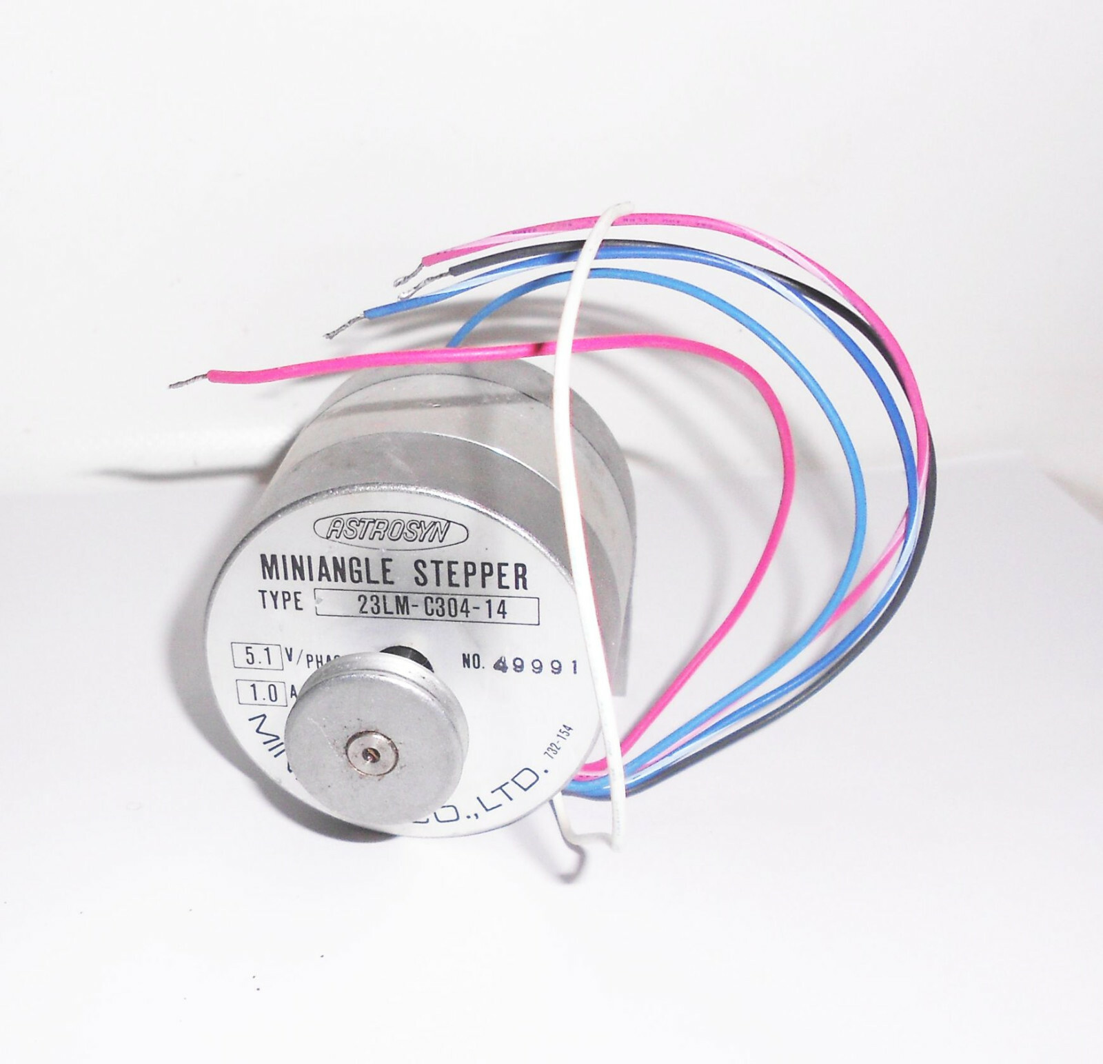 Astrosyn Miniangle Stepper Schrittmotor Type 23LM-C304-14 Made in Japan !