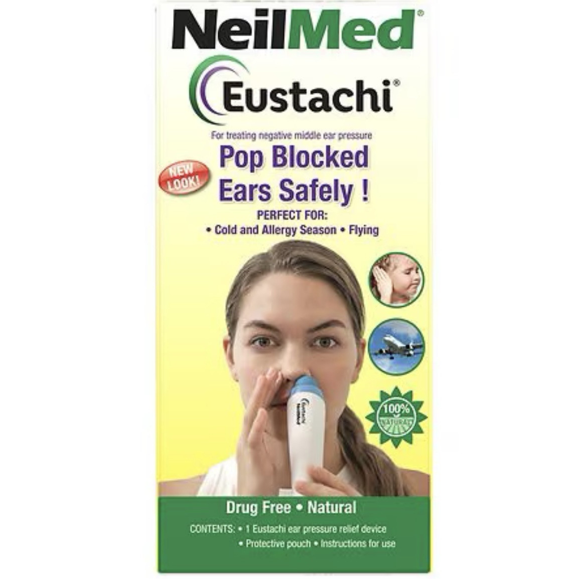 NeilMed Eustachi Pop Blocked Ear Safely – 1 Count