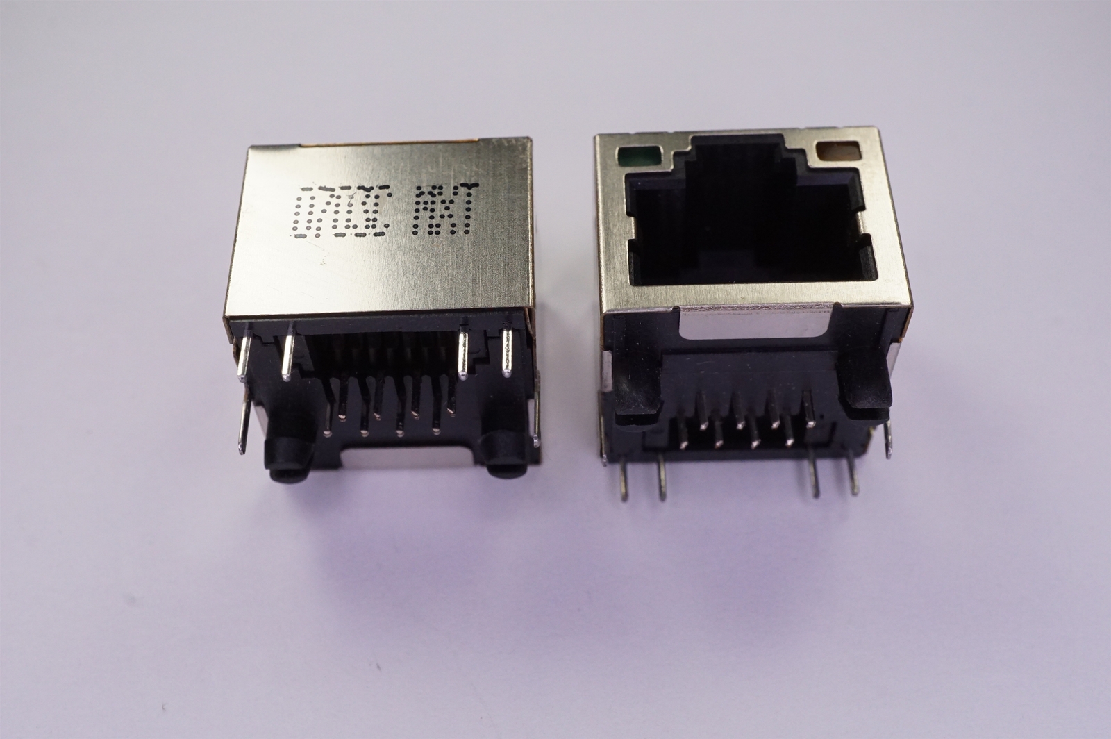 Lot of 2 48146-0011 Molex Modular Ethernet Connector CAT 5 150V RJ45 Gold Female