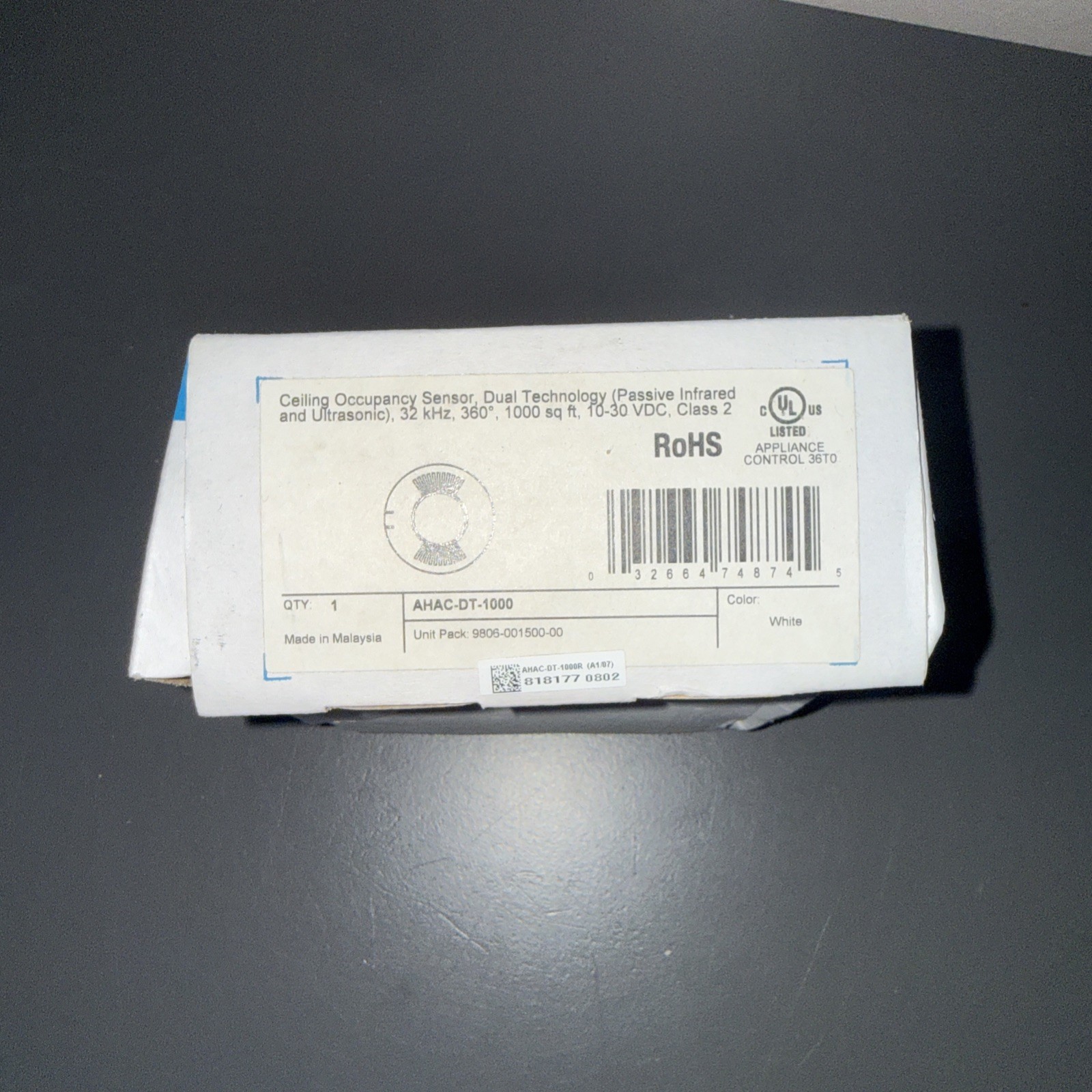 Eaton Wiring Devices AHAC-DT-1000 – Ceiling DT 1000 sq ft – 1EA