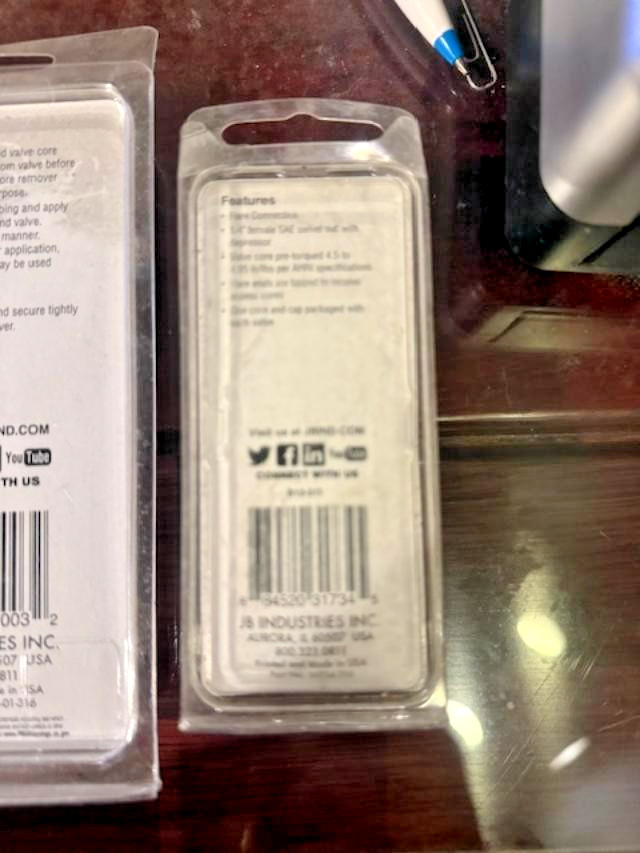 LOT OF 3, JB Just Better A31734 1/4” (3-pack), A31136 (3-PACK), A31003 (5-PACK)