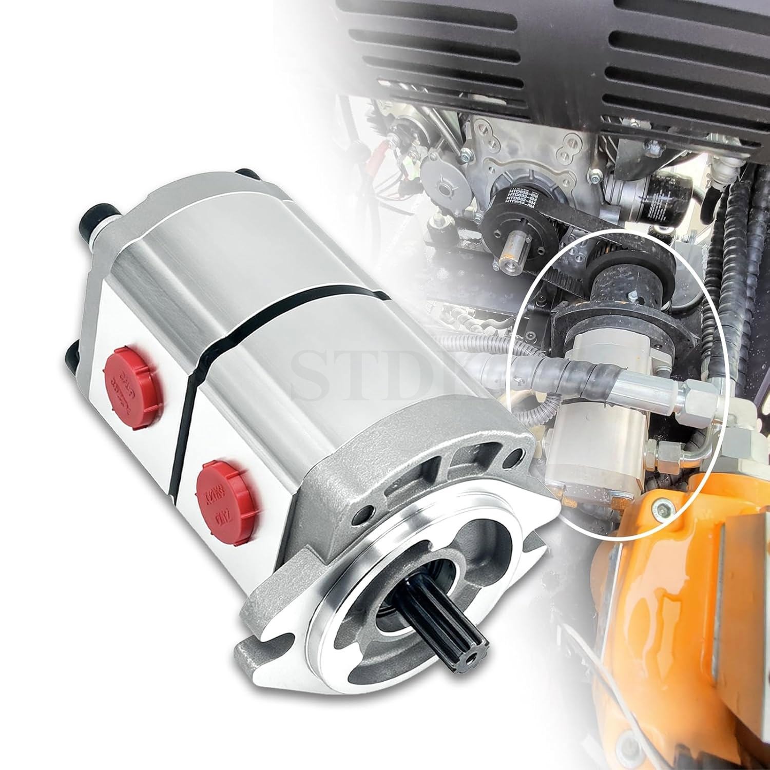New Two-Section Hydraulic Gear Pump For Skid Steer Loader KTT23 AGT PGP51088G3L
