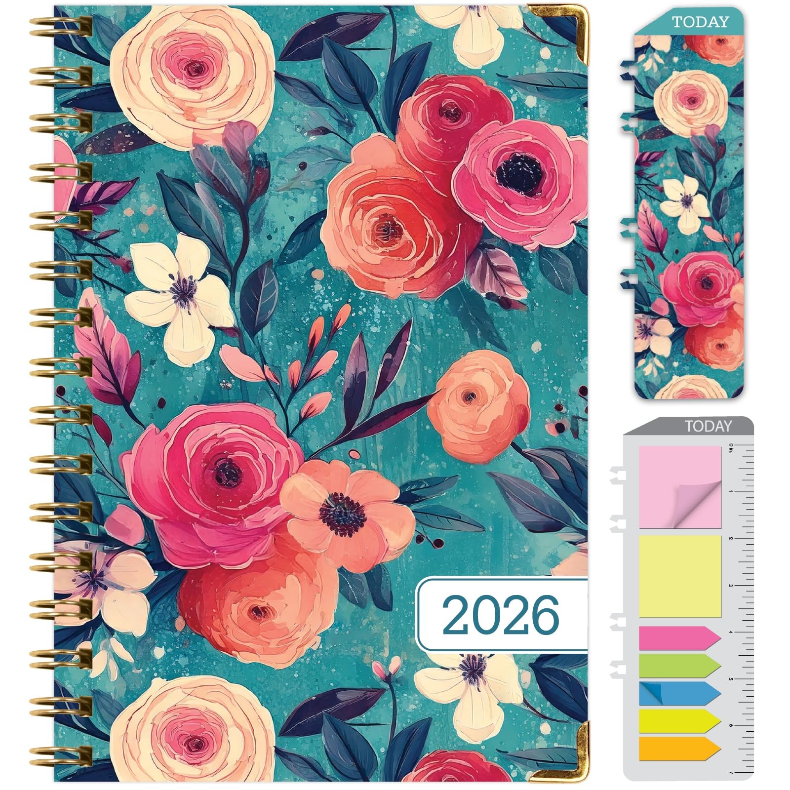 HARDCOVER 2026 Planner, 5.5″x8″: 14 Months (November 2025 – December 2026), D…
