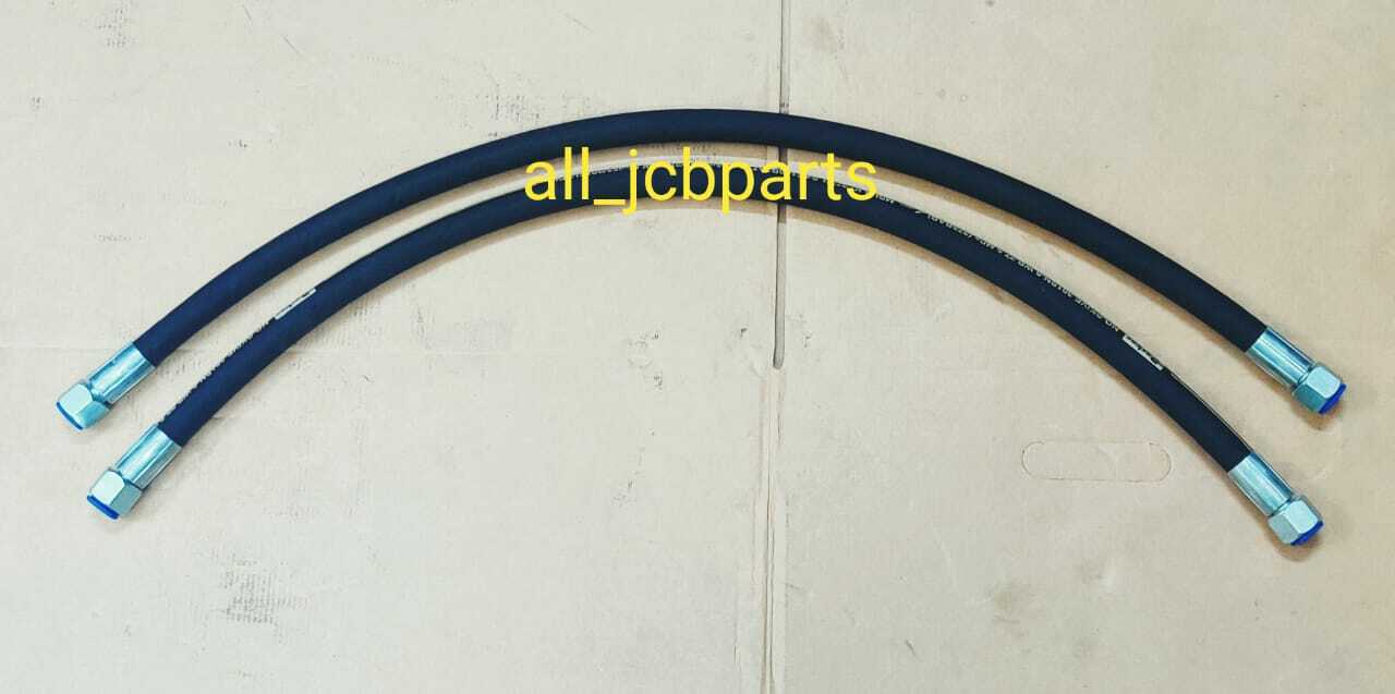 Jcb Hydraulic Hose 5/8″ Bsp 670 Mm. Set Of 2 Pcs. (Part No. 614/03400)