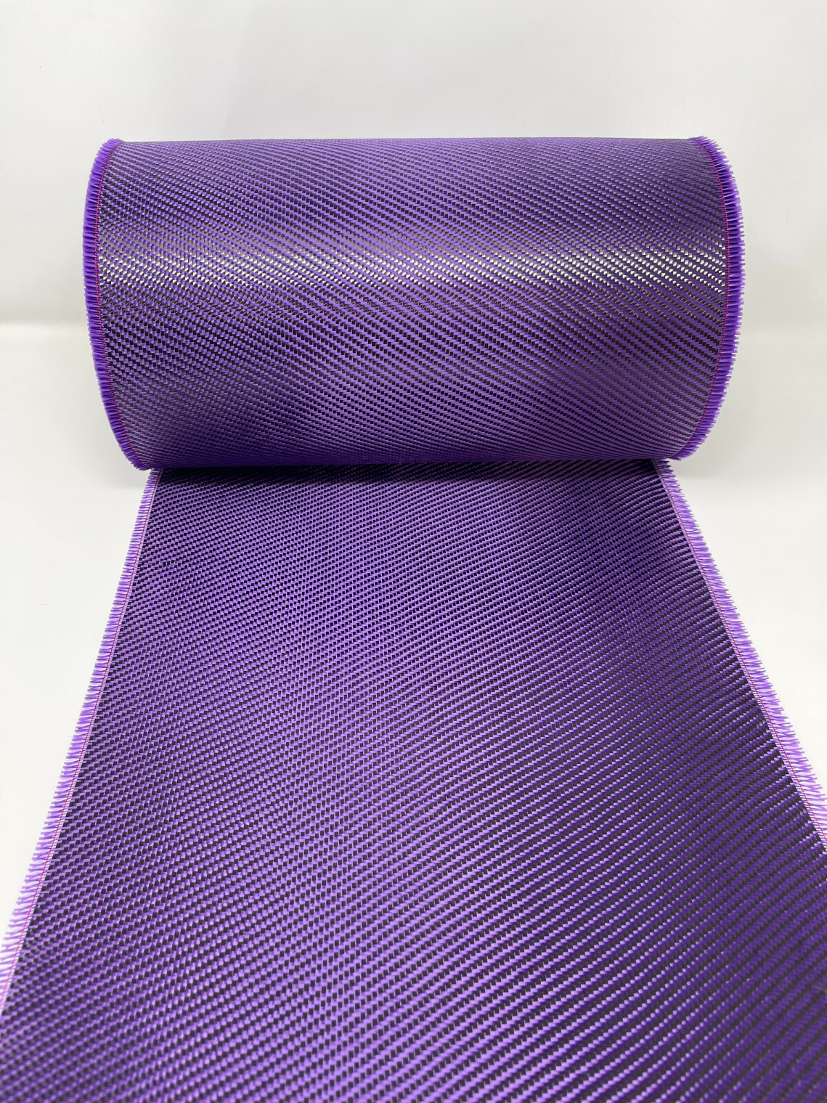 12″ x 5FT Twill Weave Purple Hybrid Carbon Fiber Fabric Cloth Resin Kit